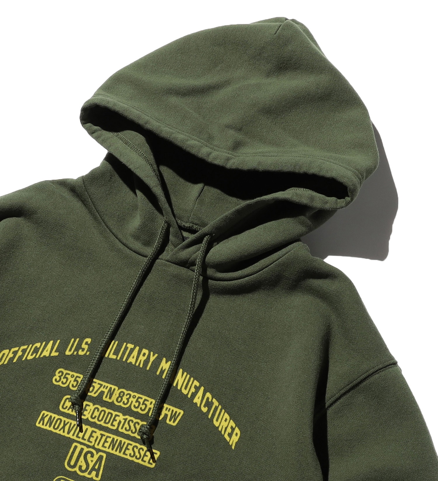 VALLEY APPAREL(バレー アパレル)のCAGE CODEパーカー|トップス/パーカー/メンズ|グリーン