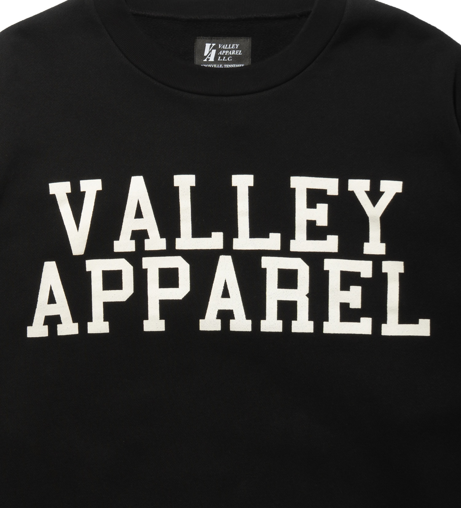 VALLEY APPAREL(バレー アパレル)のクルーネックスウェット|トップス/スウェット/メンズ|ブラック