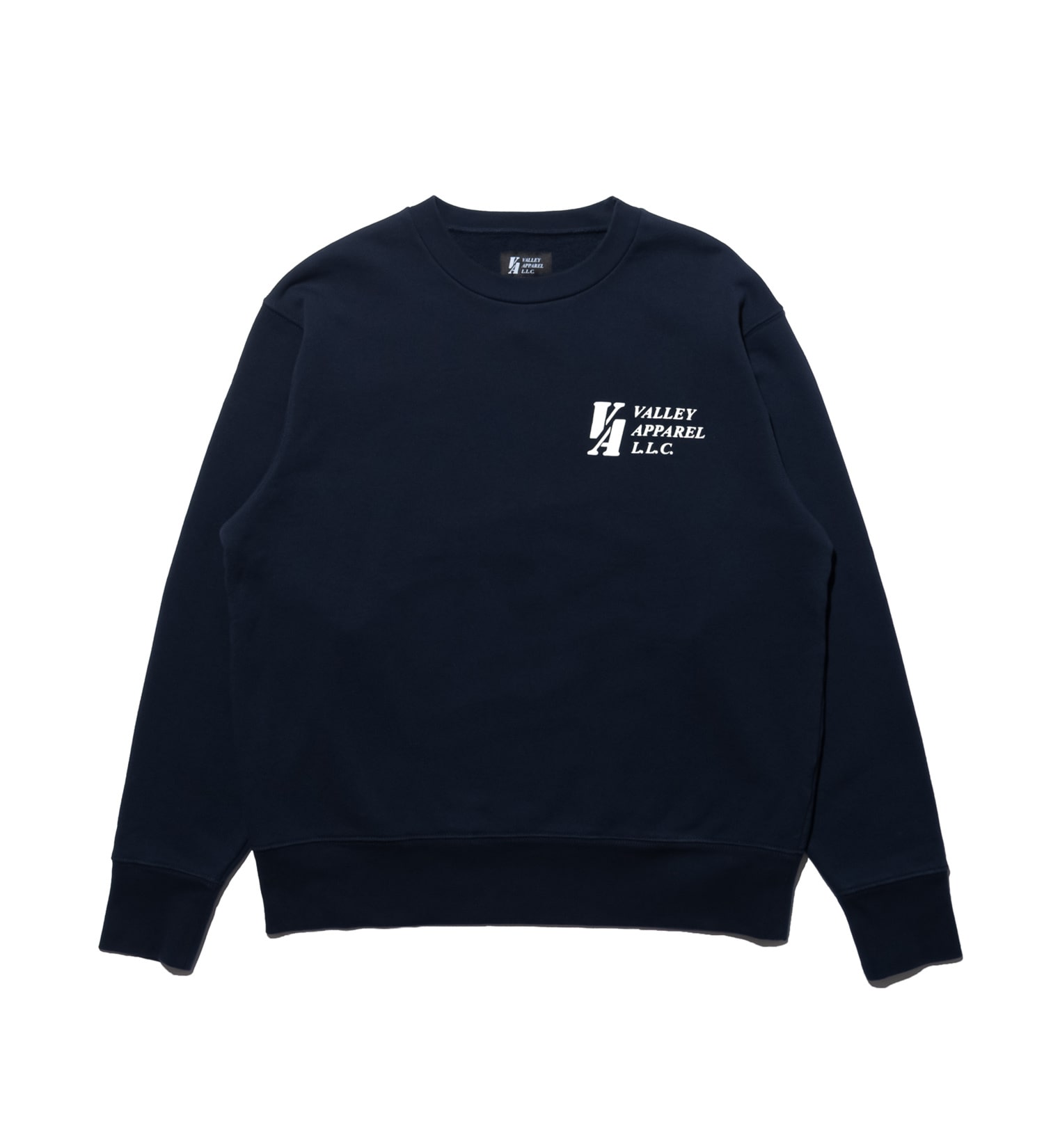 VALLEY APPAREL(バレー アパレル)のカレッジロゴ クルーネックスウェット|トップス/スウェット/メンズ|ネイビー