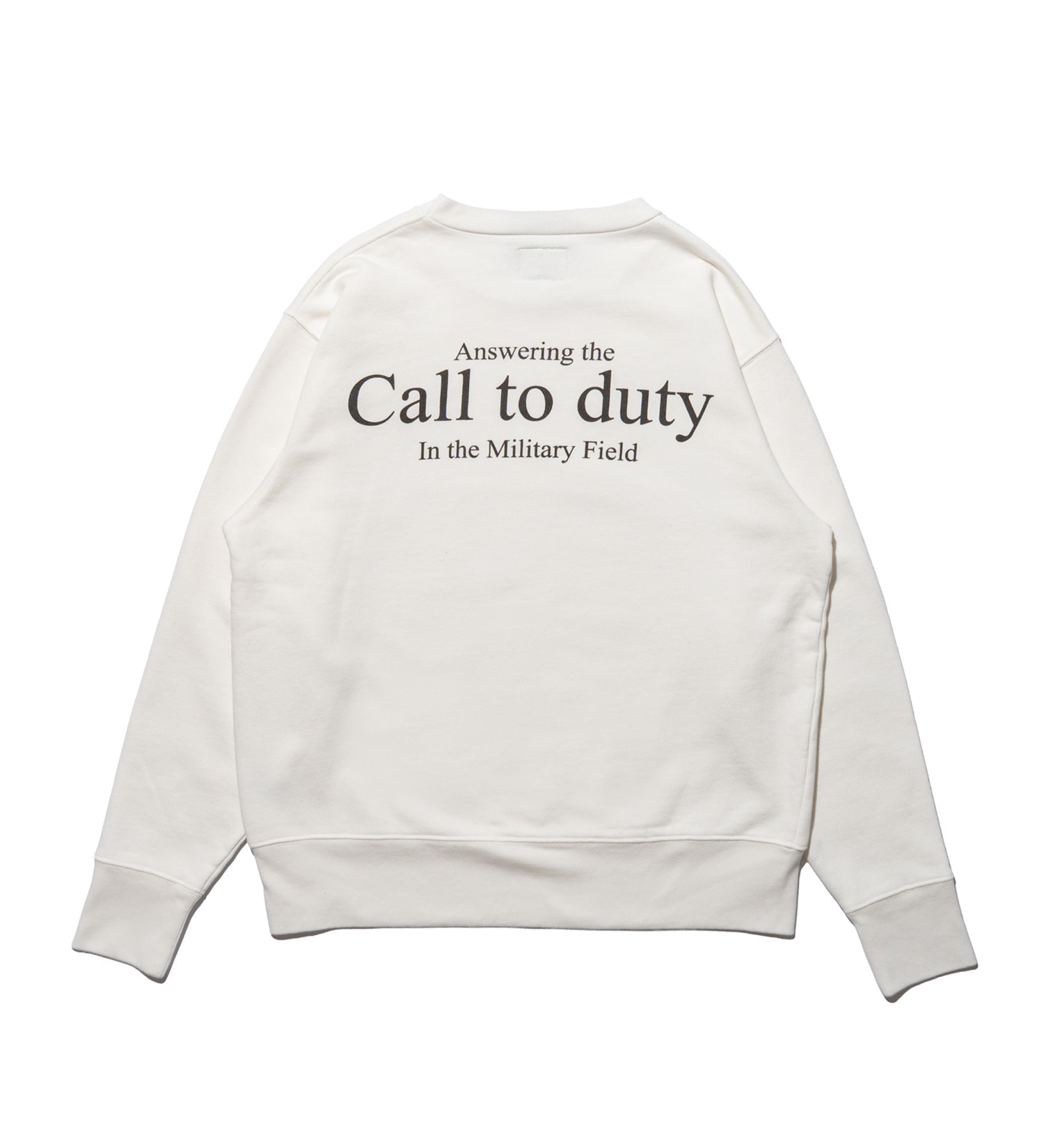 VALLEY APPAREL(バレー アパレル)のカレッジロゴ クルーネックスウェット|トップス/スウェット/メンズ|ホワイト