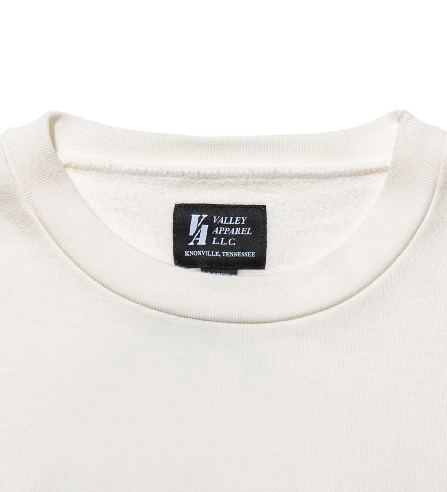 VALLEY APPAREL(バレー アパレル)のカレッジロゴ クルーネックスウェット|トップス/スウェット/メンズ|ホワイト