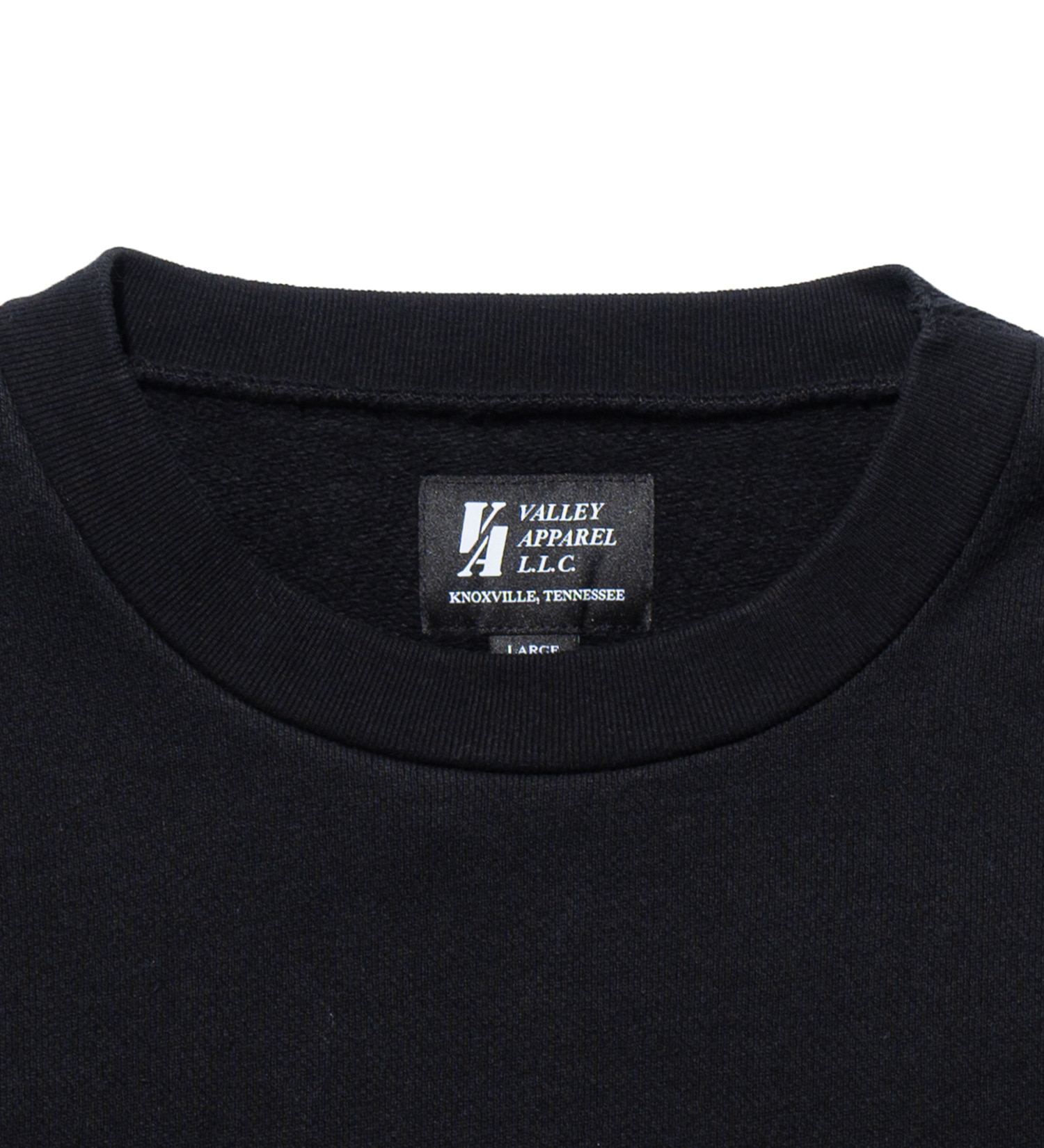 VALLEY APPAREL(バレー アパレル)のスタジアム クルーネックスウェット|トップス/スウェット/メンズ|ブラック