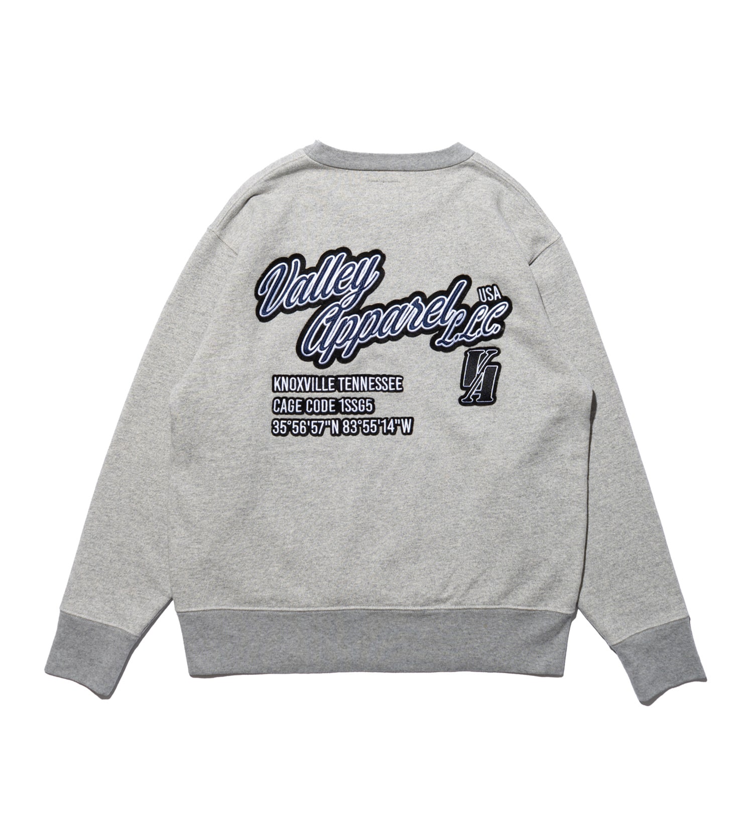 VALLEY APPAREL(バレー アパレル)のスタジアム クルーネックスウェット|トップス/スウェット/メンズ|ヘザ-グレー