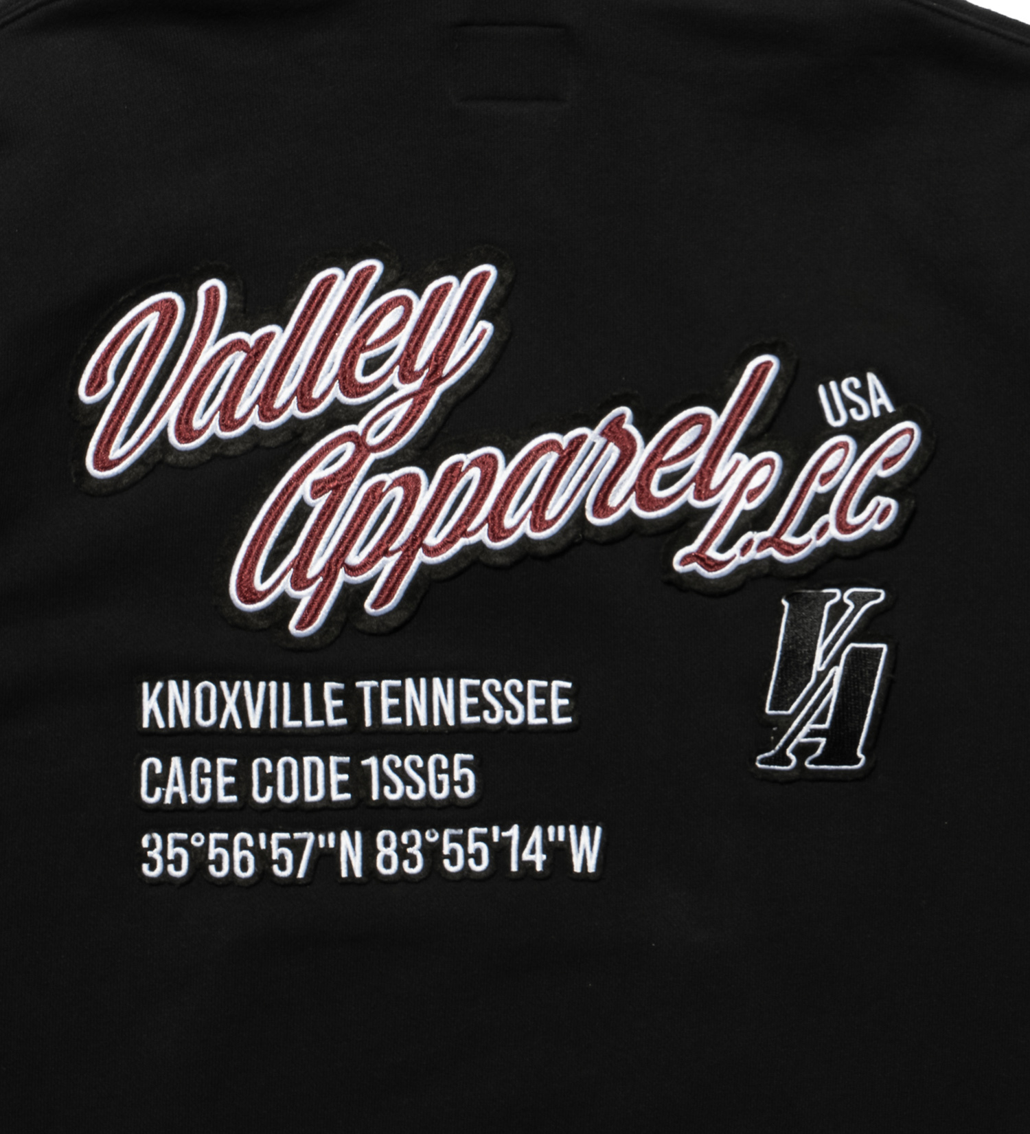 VALLEY APPAREL(バレー アパレル)のパッチ プルオーバーパーカー|トップス/パーカー/メンズ|ブラック