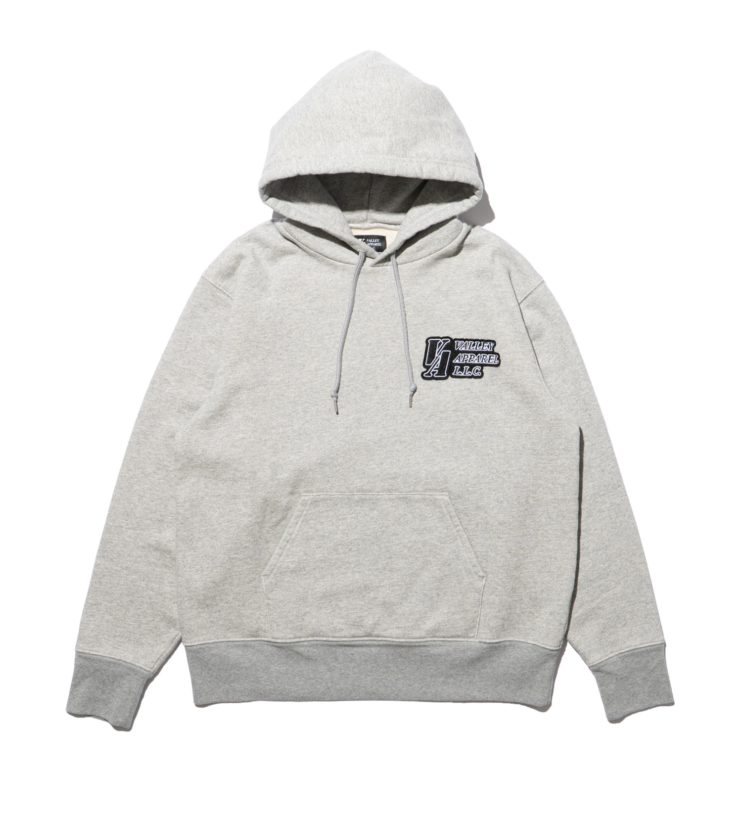 VALLEY APPAREL(バレー アパレル)のパッチ プルオーバーパーカー|トップス/パーカー/メンズ|ヘザ－グレー