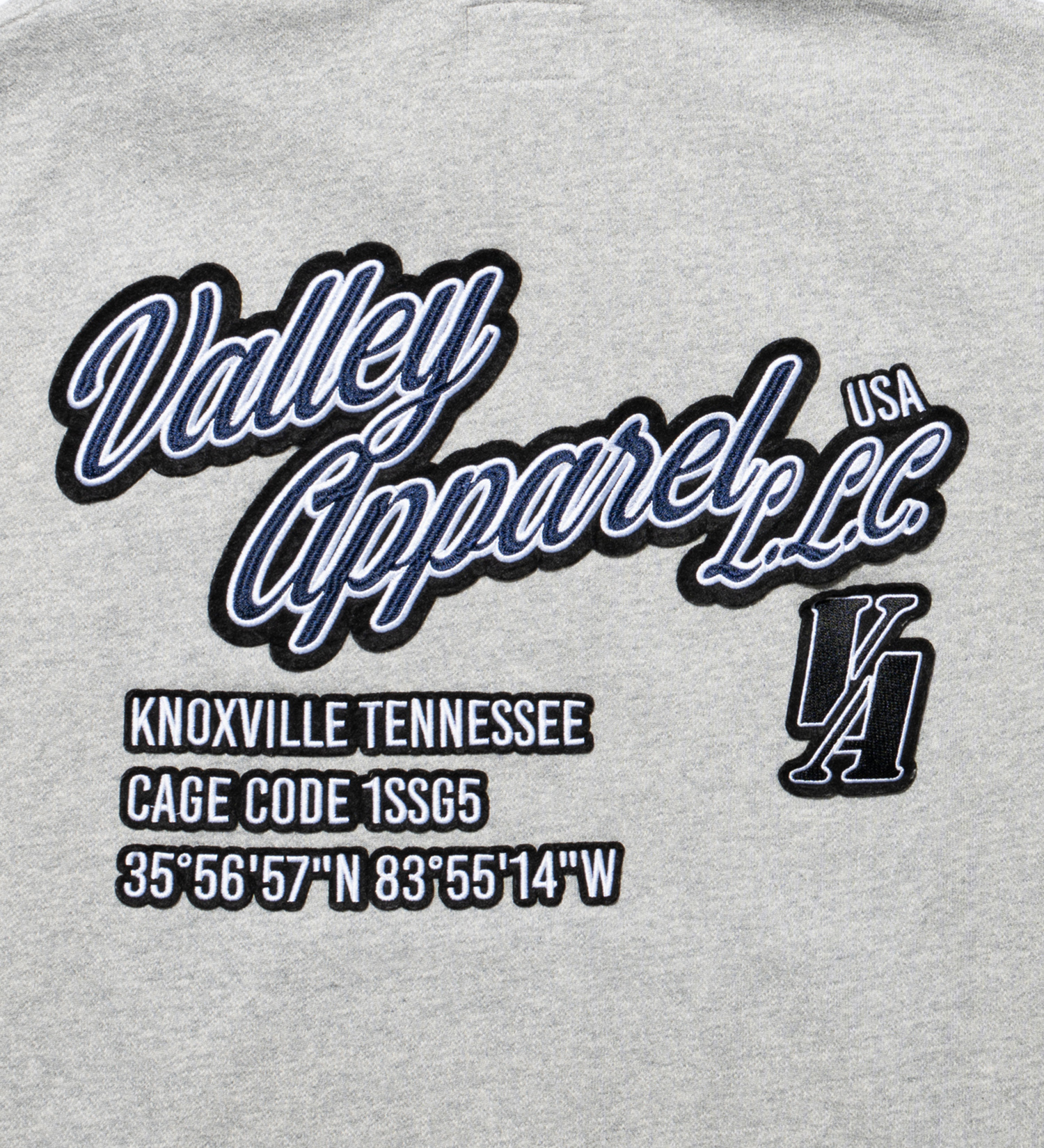 VALLEY APPAREL(バレー アパレル)のパッチ プルオーバーパーカー|トップス/パーカー/メンズ|ヘザ－グレー