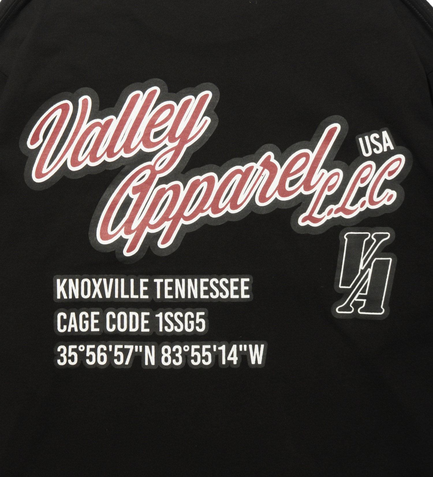 VALLEY APPAREL(バレー アパレル)のスタジアム 長袖Tシャツ|トップス/Tシャツ/カットソー/メンズ|ブラック