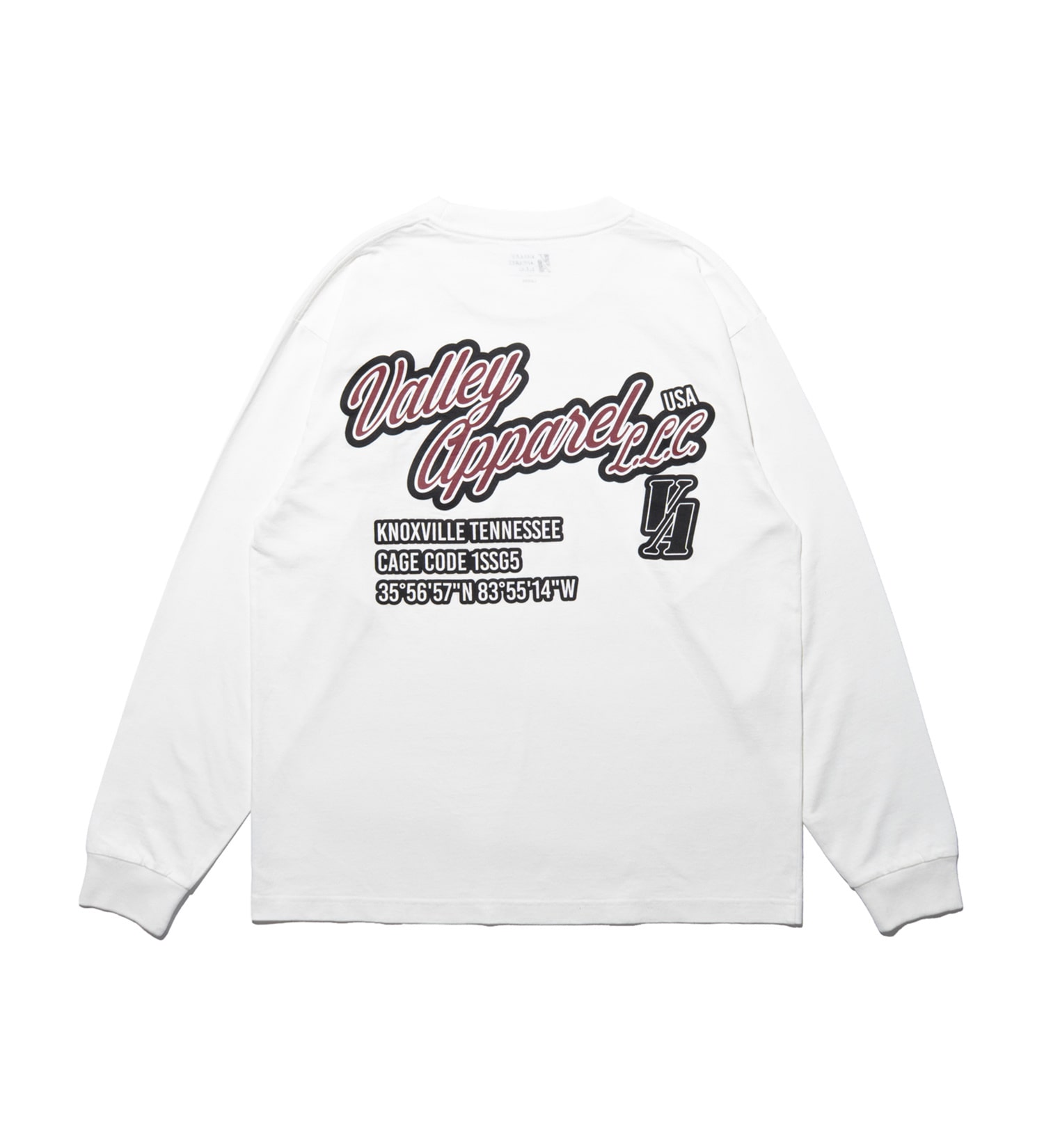 VALLEY APPAREL(バレー アパレル)のスタジアム 長袖Tシャツ|トップス/Tシャツ/カットソー/メンズ|ホワイト