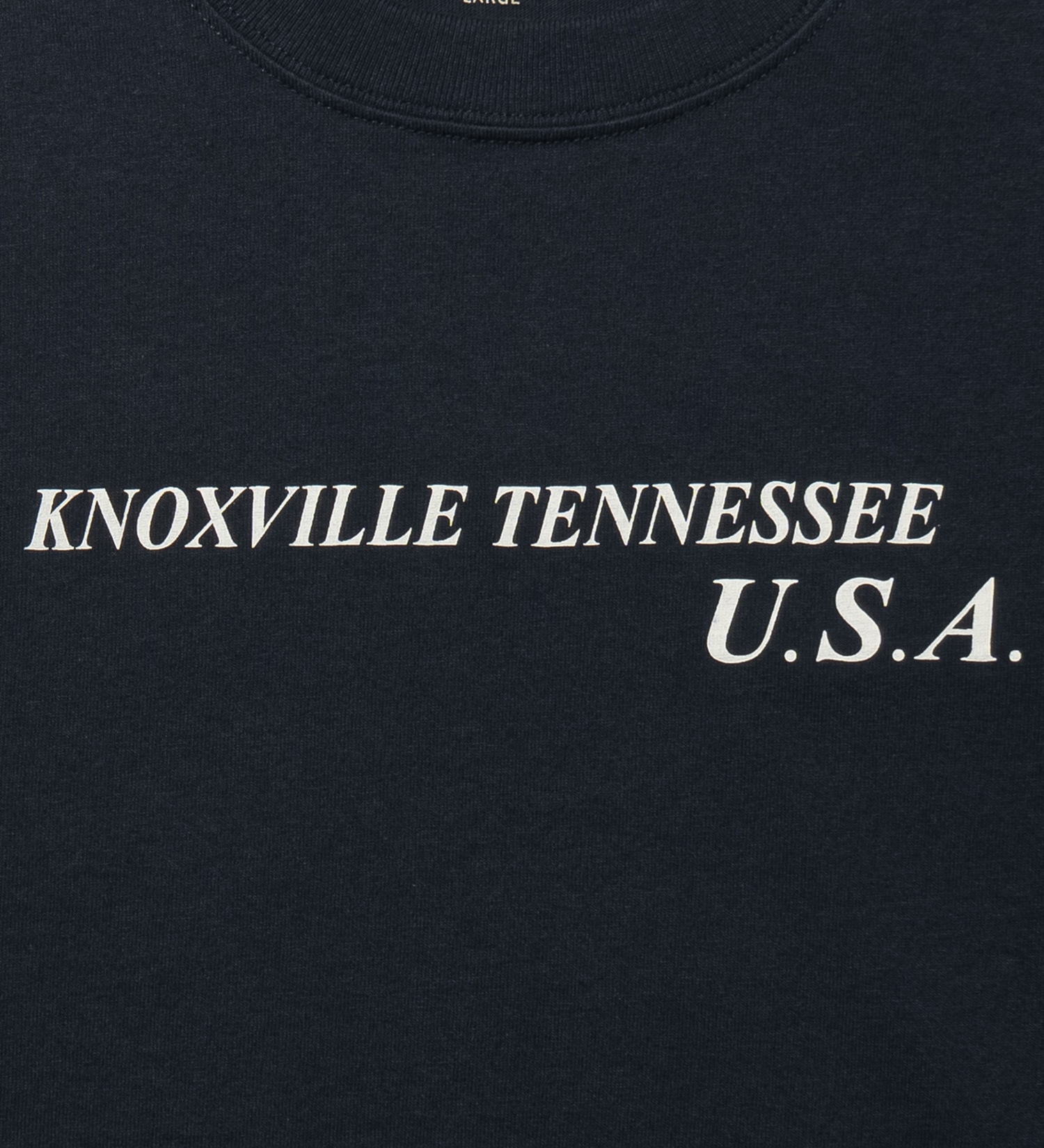 VALLEY APPAREL(バレー アパレル)のヒストリー 長袖Tシャツ|トップス/Tシャツ/カットソー/メンズ|ネイビー