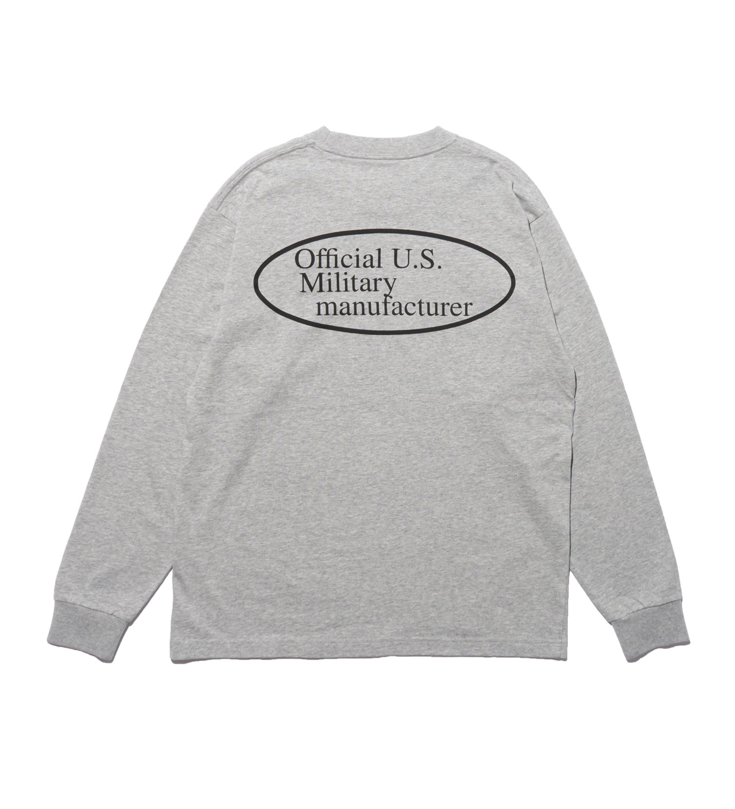 VALLEY APPAREL(バレー アパレル)のOMM 長袖Tシャツ|トップス/Tシャツ/カットソー/メンズ|ヘザ－グレー