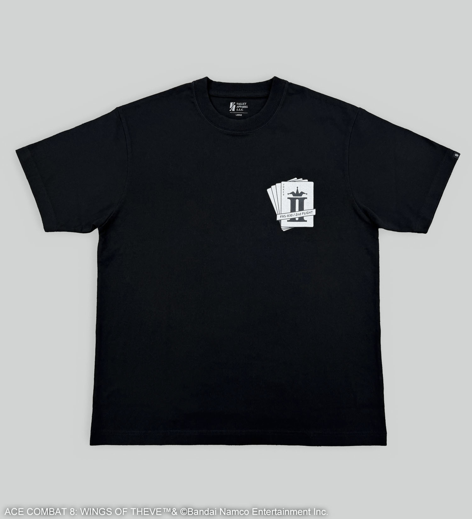 VALLEY APPAREL(バレー アパレル)の【VALLEY APPAREL x ACECOMBAT】Tシャツ|トップス/Tシャツ/カットソー/メンズ|ブラック