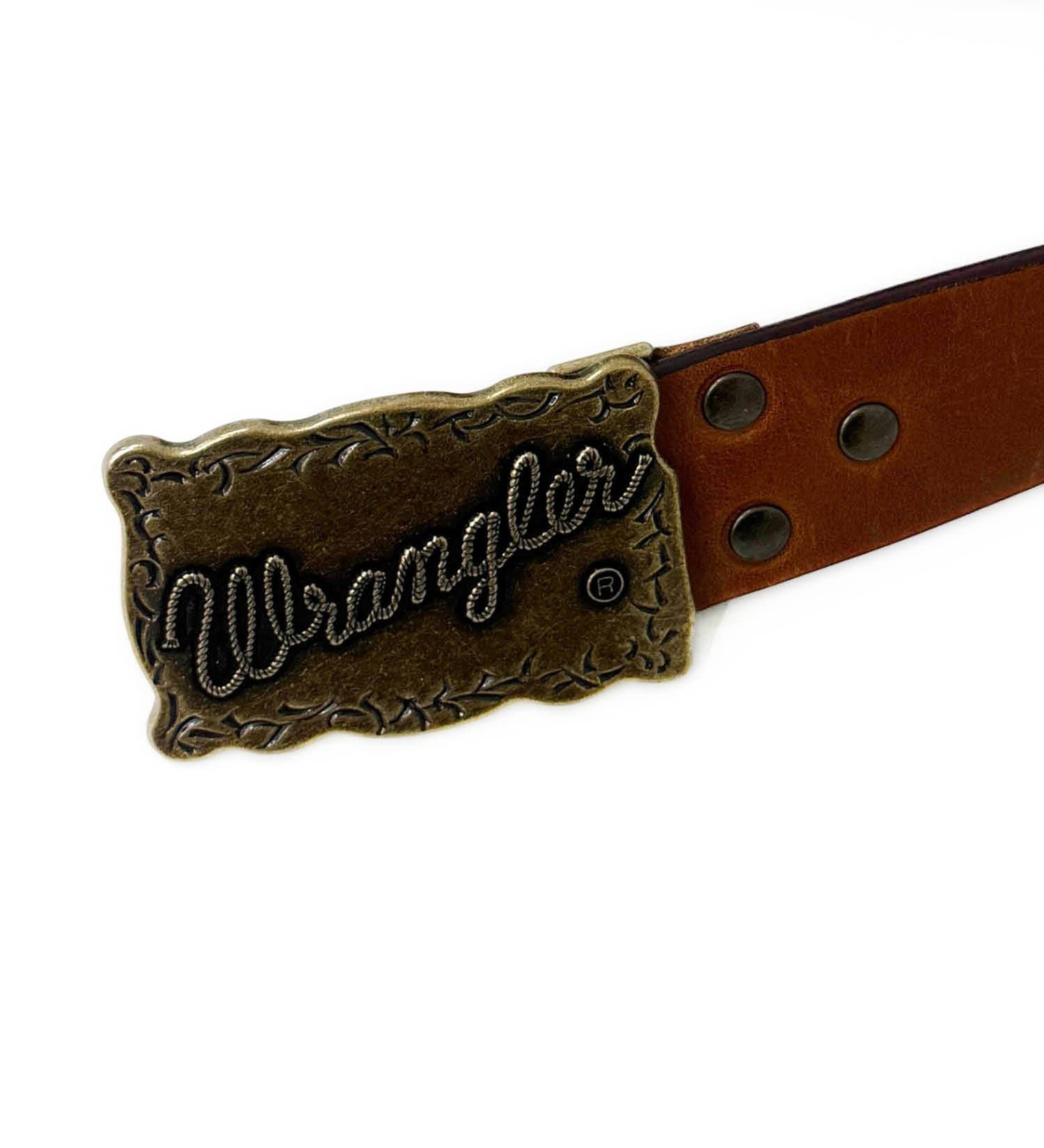 Wrangler(ラングラー)の【おまとめ割対象】Wragler COWBOYバックルベルト|ファッション雑貨/ベルト/メンズ|ブラウン