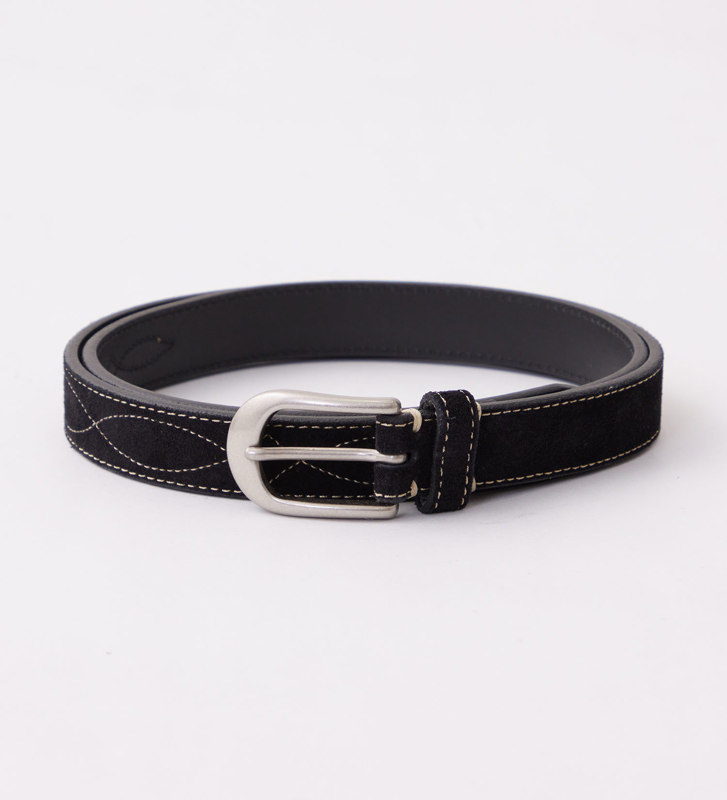 Wrangler(ラングラー)のWrangler STITCH BELT / スエード|ファッション雑貨/ベルト/メンズ|ブラック