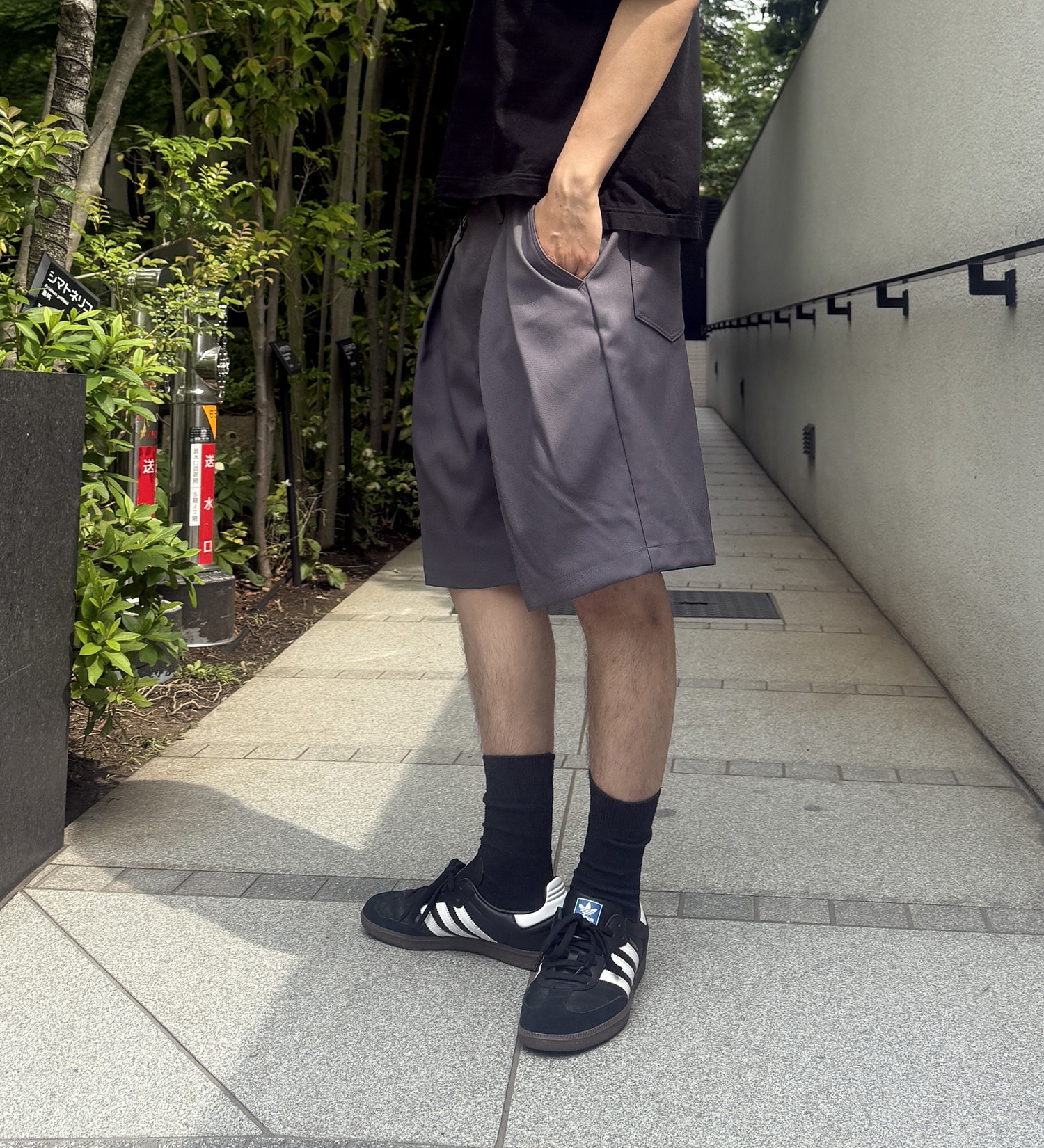 Wrangler(ラングラー)のWRANCHER タックスラックスショーツ|パンツ/パンツ/メンズ|グレー