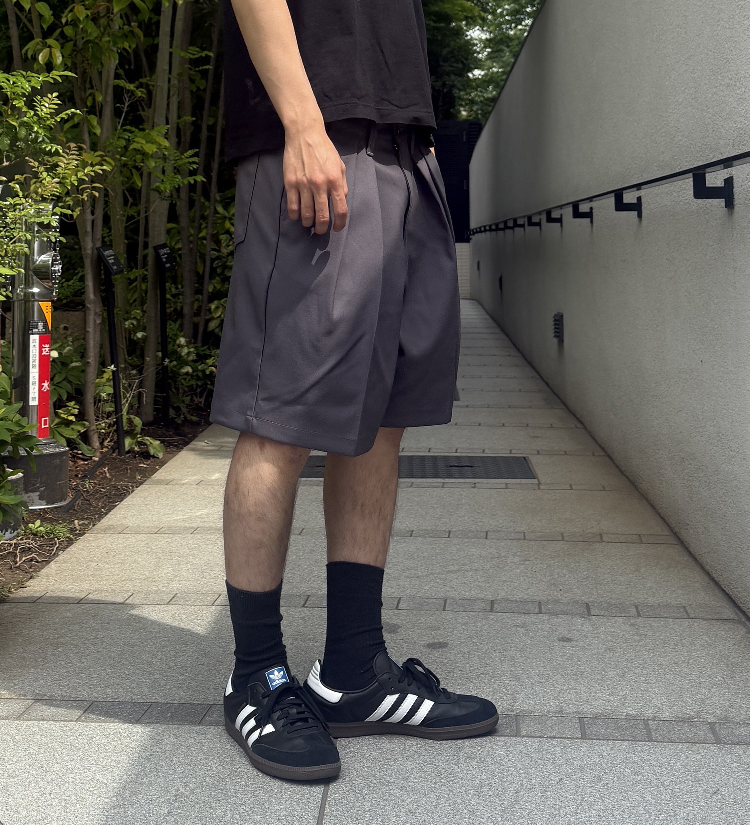Wrangler(ラングラー)のWRANCHER タックスラックスショーツ|パンツ/パンツ/メンズ|グレー