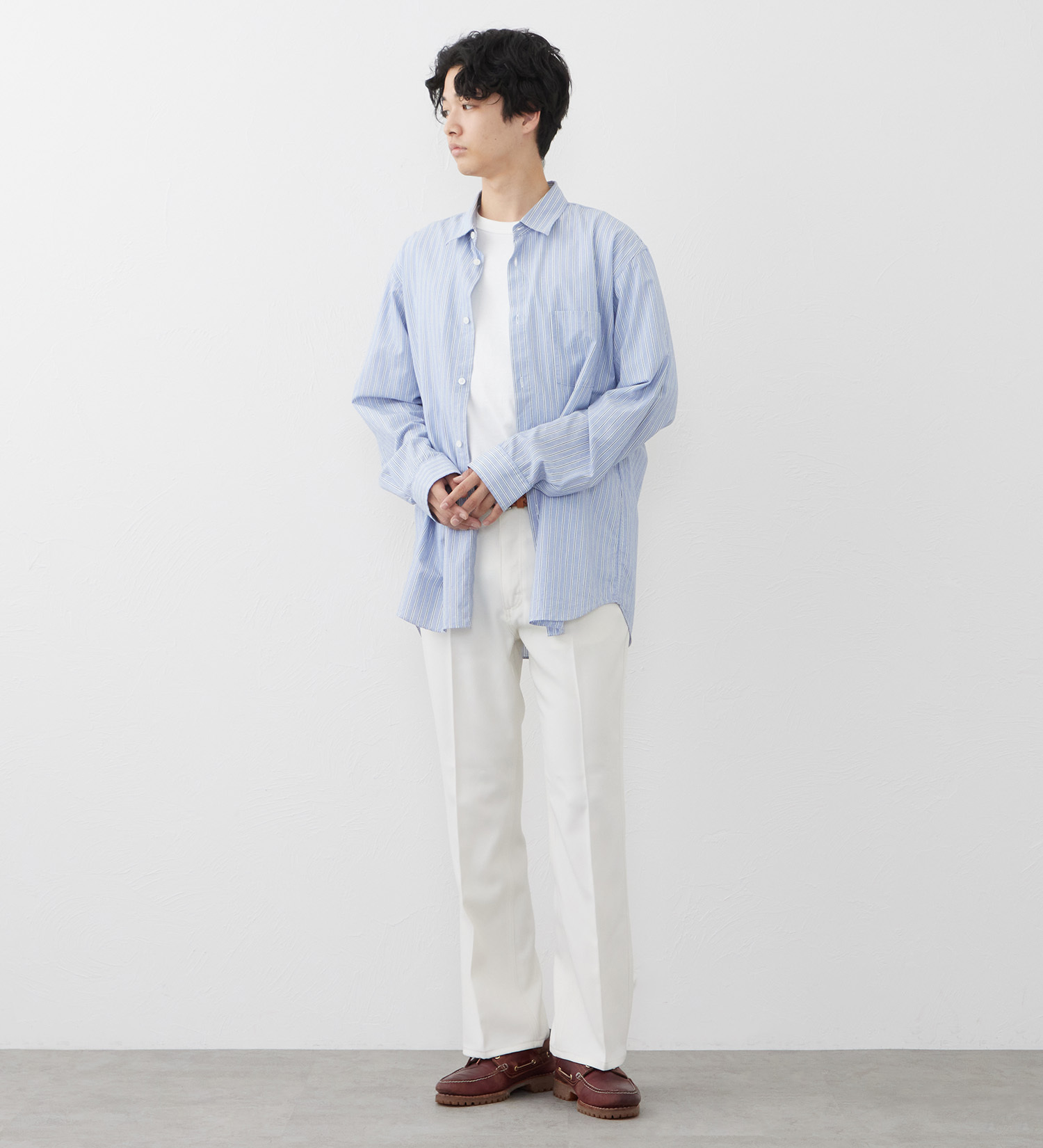 Wrangler(ラングラー)のWRANGLER WRANCHER/ランチャー フレアードレスパンツ（レングス74cm）【セットアップ対応】|パンツ/パンツ/メンズ|アイボリー