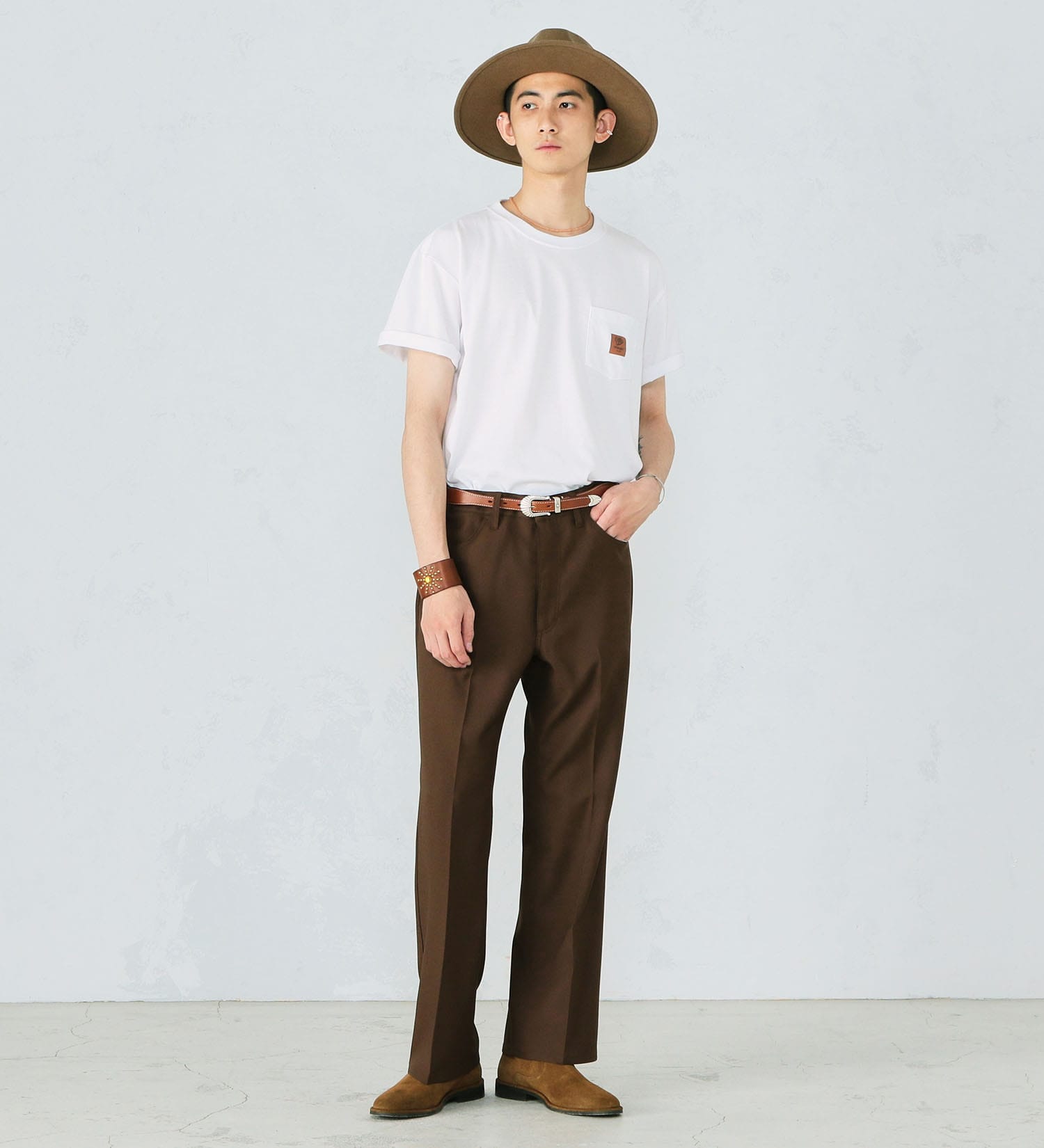 Wrangler(ラングラー)の【ベストセラー】WRANGLER WRANCHER/ランチャー フレアードレスパンツ(レングス74cm)|パンツ/パンツ/メンズ|ブラウン