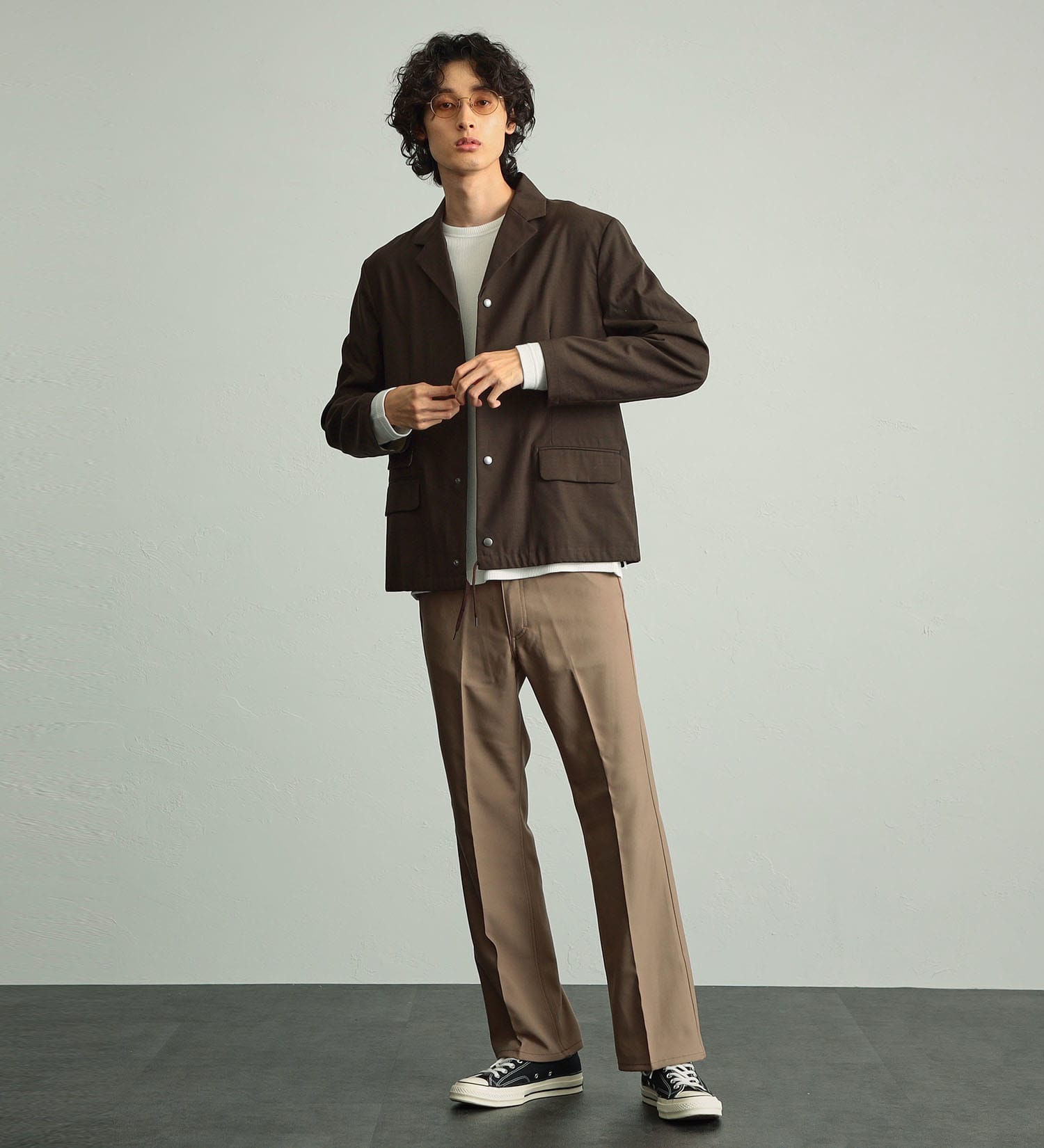 Wrangler(ラングラー)の【ベストセラー】WRANGLER WRANCHER/ランチャー フレアードレスパンツ(レングス74cm)|パンツ/パンツ/メンズ|ベージュ
