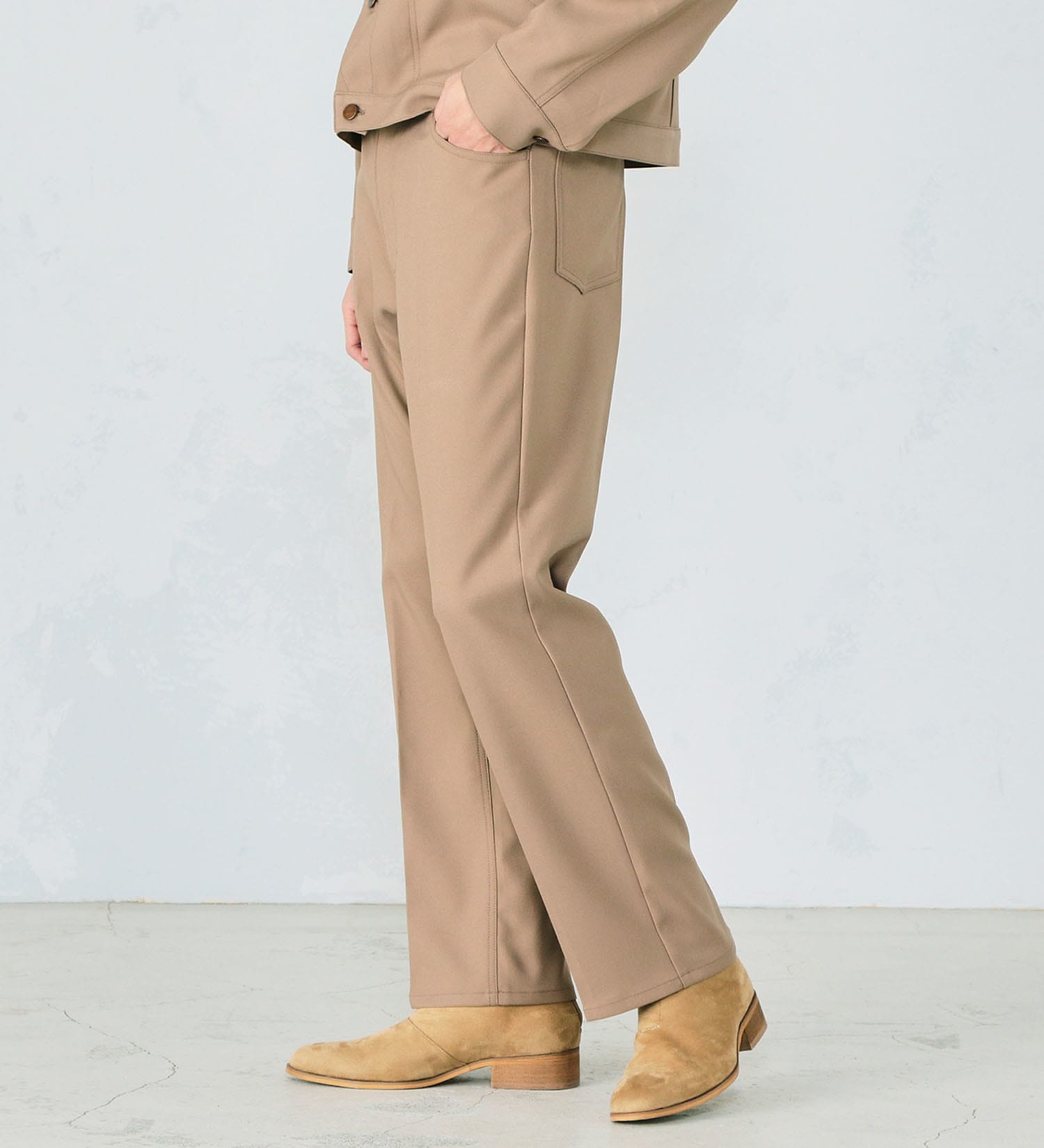 Wrangler(ラングラー)の【ベストセラー】WRANGLER WRANCHER/ランチャー フレアードレスパンツ(レングス74cm)|パンツ/パンツ/メンズ|ベージュ