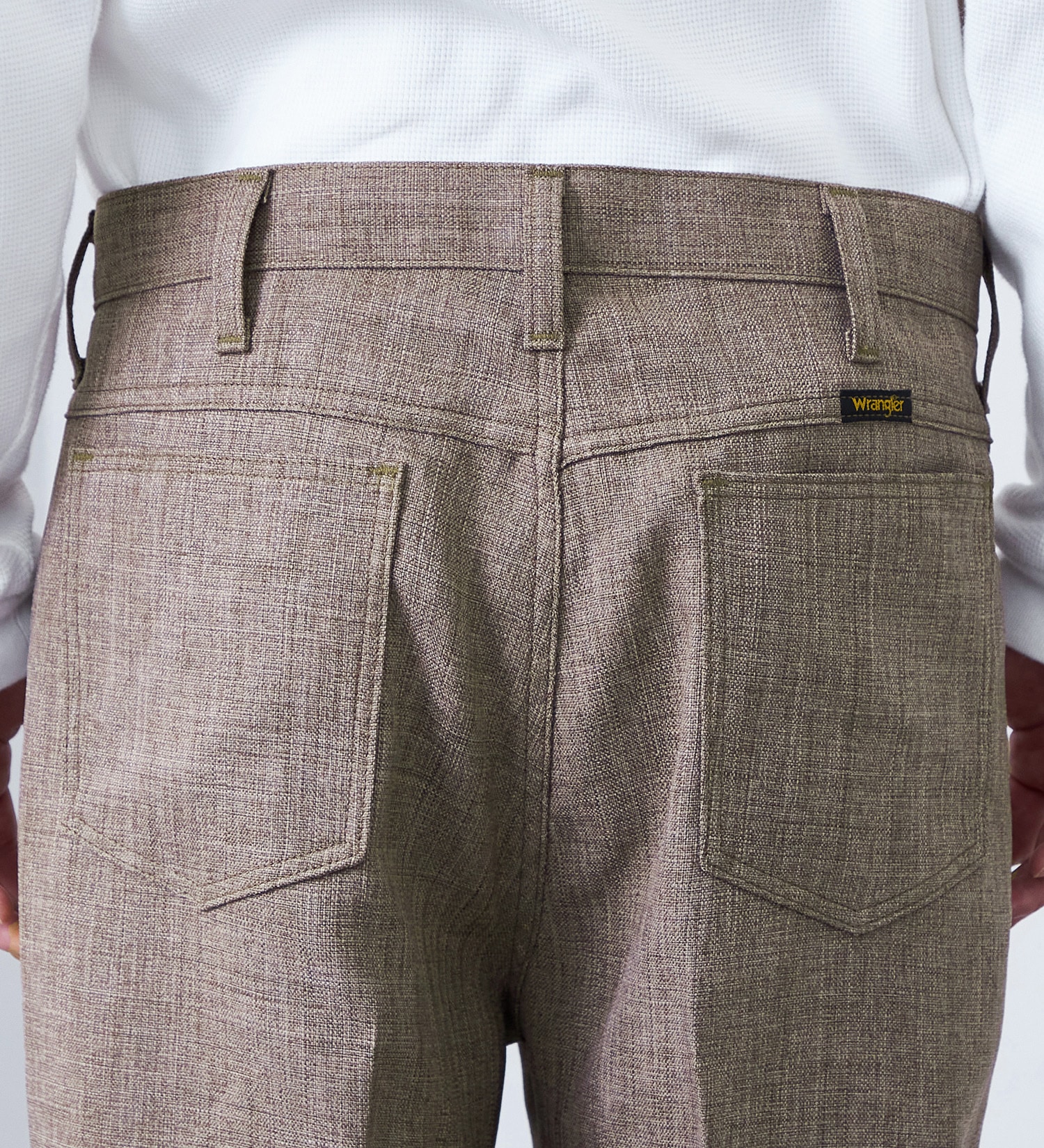 Wrangler(ラングラー)のWRANGLER WRANCHER/【リネンライク】ランチャーフレアードレスパンツ|パンツ/パンツ/メンズ|ベージュ