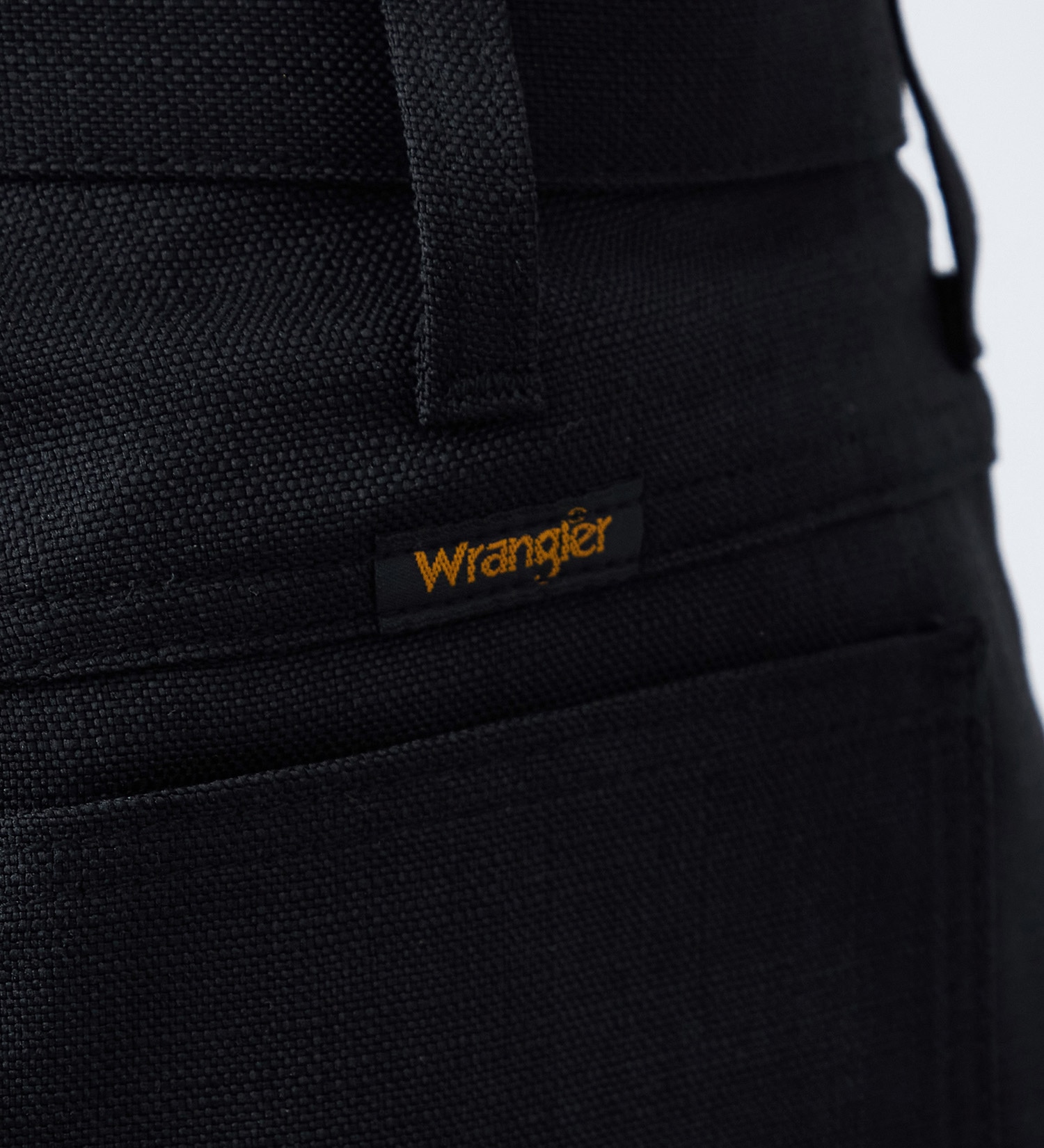Wrangler(ラングラー)のWRANGLER WRANCHER/【リネンライク】ランチャーフレアードレスパンツ|パンツ/パンツ/メンズ|ブラック