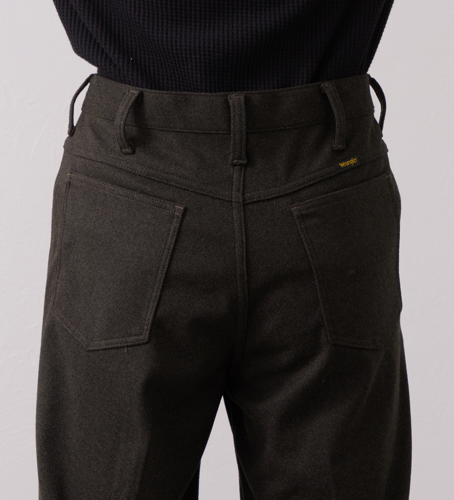Wrangler(ラングラー)のWRANGLER WRANCHER/ランチャー フレアードレスパンツ フランネル（レングス74cm）【セットアップ対応/暖】|パンツ/パンツ/メンズ|ブラウン