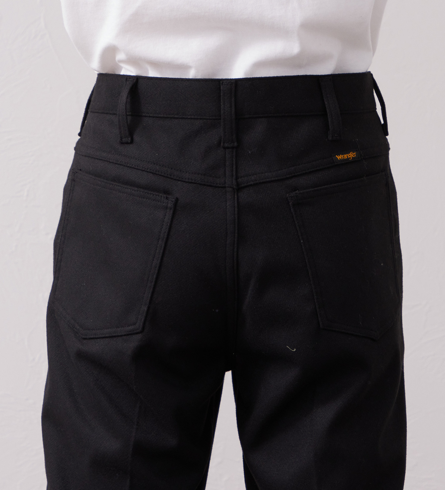 Wrangler(ラングラー)のWRANGLER WRANCHER/ランチャー フレアードレスパンツ フランネル(レングス74cm)【セットアップ対応/暖】|パンツ/パンツ/メンズ|ブラック