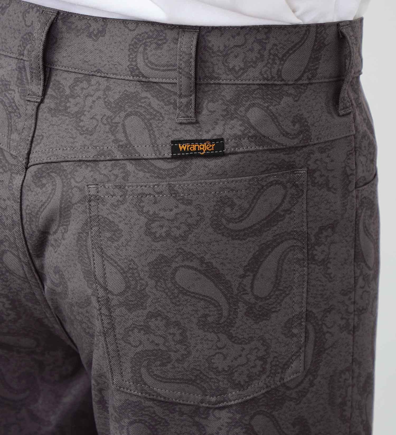 Wrangler(ラングラー)の【試着対象】【直営・EC先行発売】ランチャー フレアードレスパンツレーザー抜染（レングス74cm）|パンツ/パンツ/メンズ|グレー