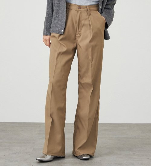 Wrangler(ラングラー)の【試着対象】【LADYS】WRANGLER WRANCHER WIDE/ランチャー フレアーワイドパンツ|パンツ/パンツ/レディース|ベージュ系その他