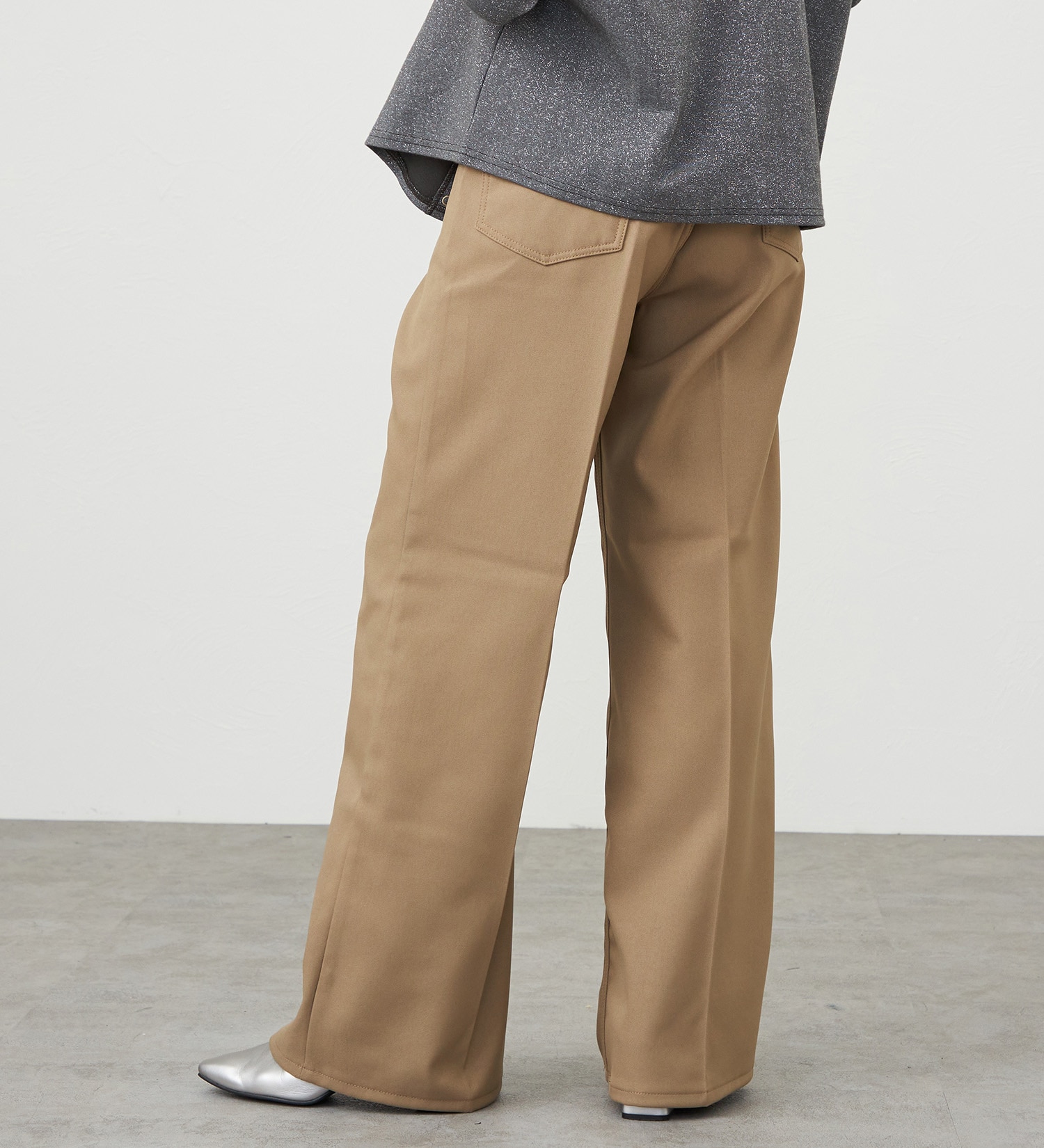 Wrangler(ラングラー)の【試着対象】【LADYS】WRANGLER WRANCHER WIDE/ランチャー フレアーワイドパンツ|パンツ/パンツ/レディース|ベージュ系その他