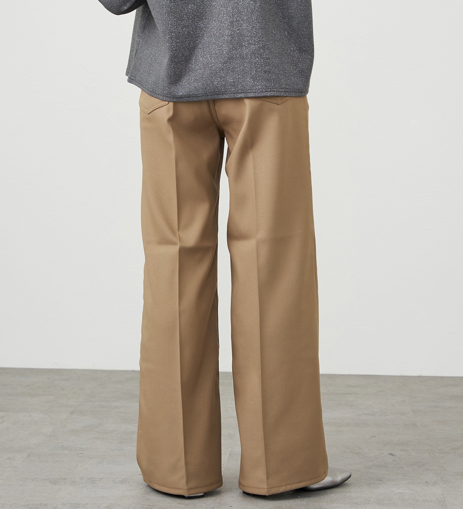 Wrangler(ラングラー)の【試着対象】【LADYS】WRANGLER WRANCHER WIDE/ランチャー フレアーワイドパンツ|パンツ/パンツ/レディース|ベージュ系その他