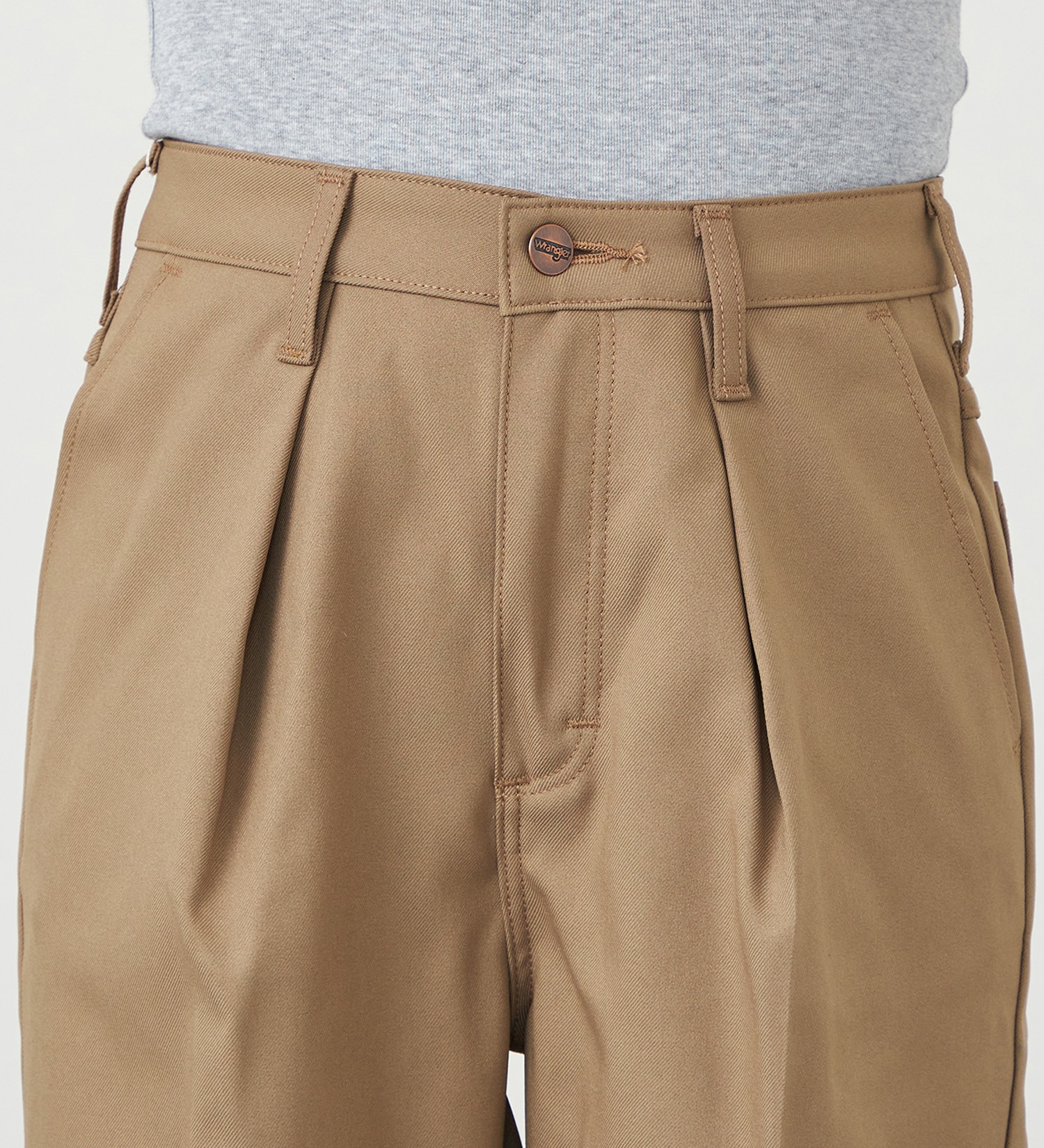 Wrangler(ラングラー)の【試着対象】【LADYS】WRANGLER WRANCHER WIDE/ランチャー フレアーワイドパンツ|パンツ/パンツ/レディース|ベージュ系その他