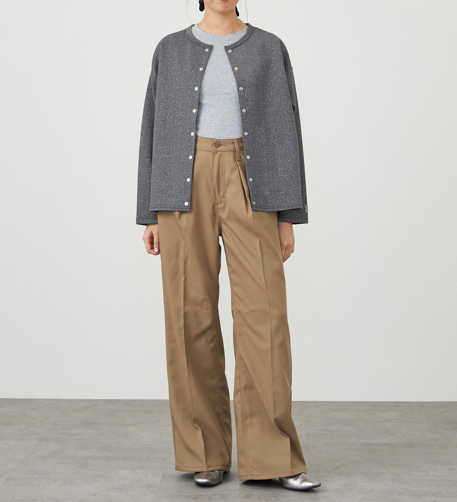 Wrangler(ラングラー)の【試着対象】【LADYS】WRANGLER WRANCHER WIDE/ランチャー フレアーワイドパンツ|パンツ/パンツ/レディース|ベージュ系その他