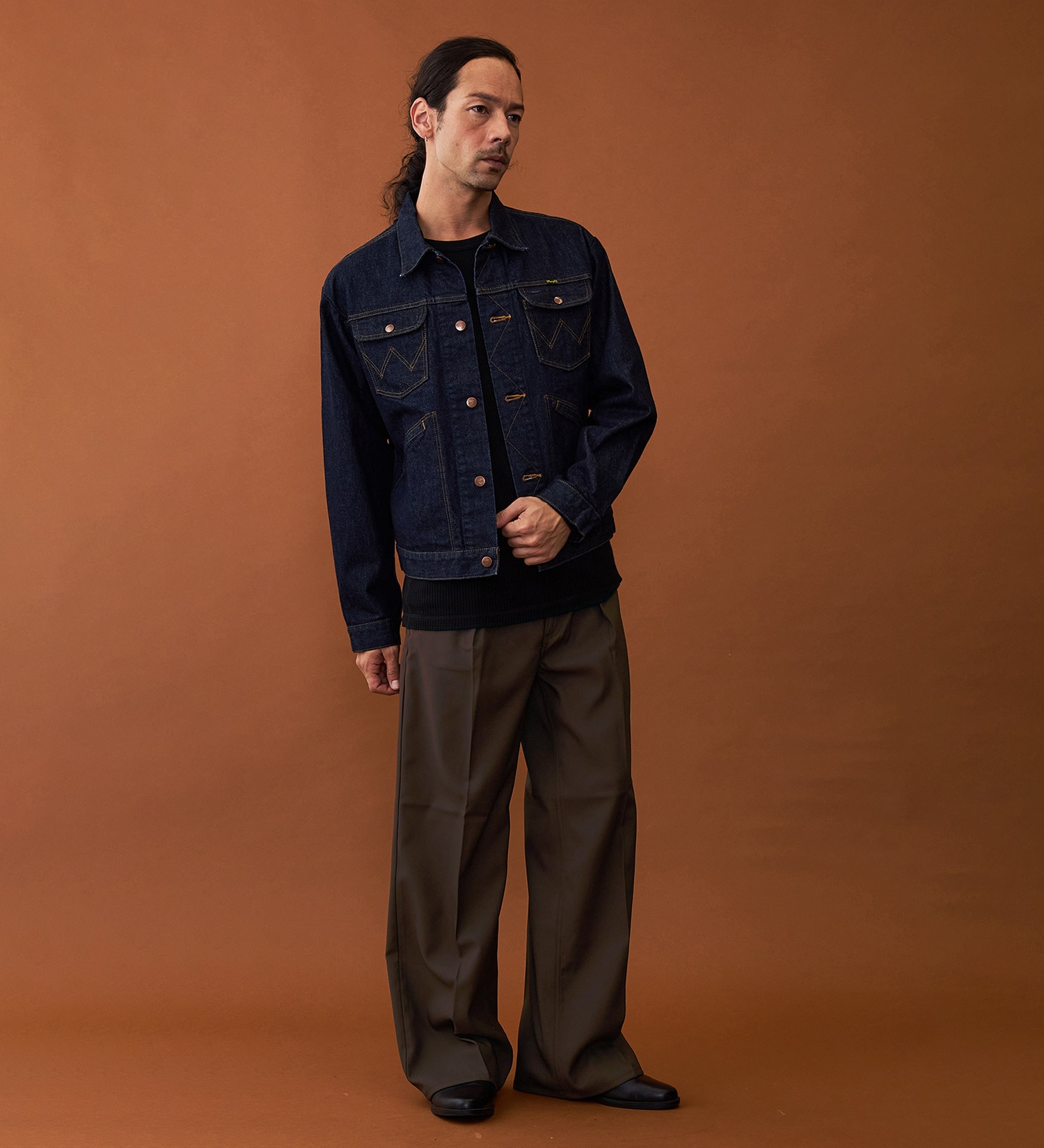 Wrangler(ラングラー)の【MENS】WRANCHER WIDE/ランチャーフレアーワイド|パンツ/パンツ/メンズ|ブラウン