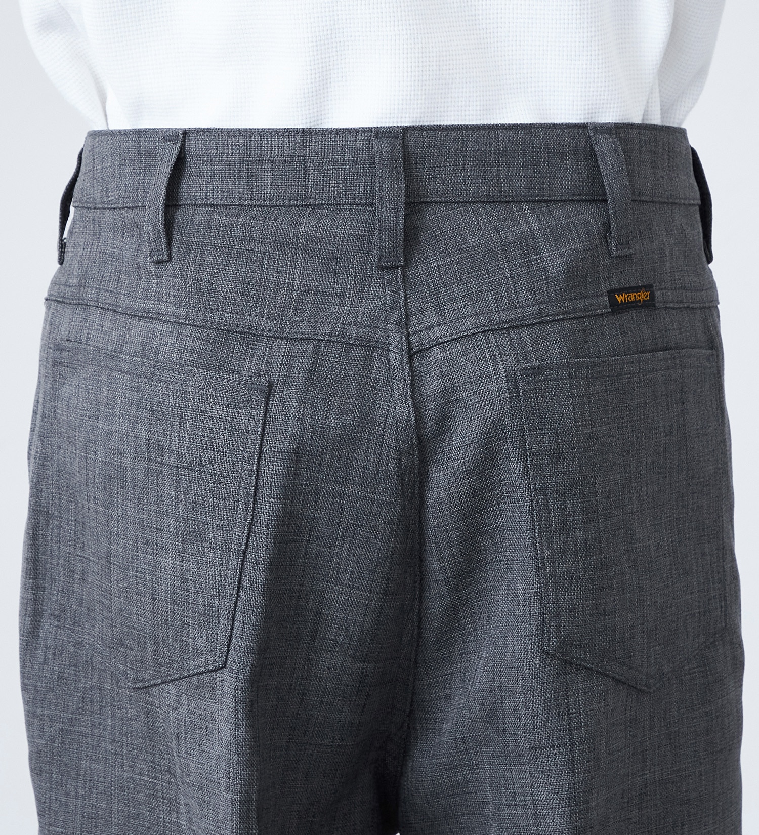 Wrangler(ラングラー)の【MENS】WRANCHER WIDE/【リネンライク】ランチャーフレアーワイド|パンツ/パンツ/メンズ|チャコール