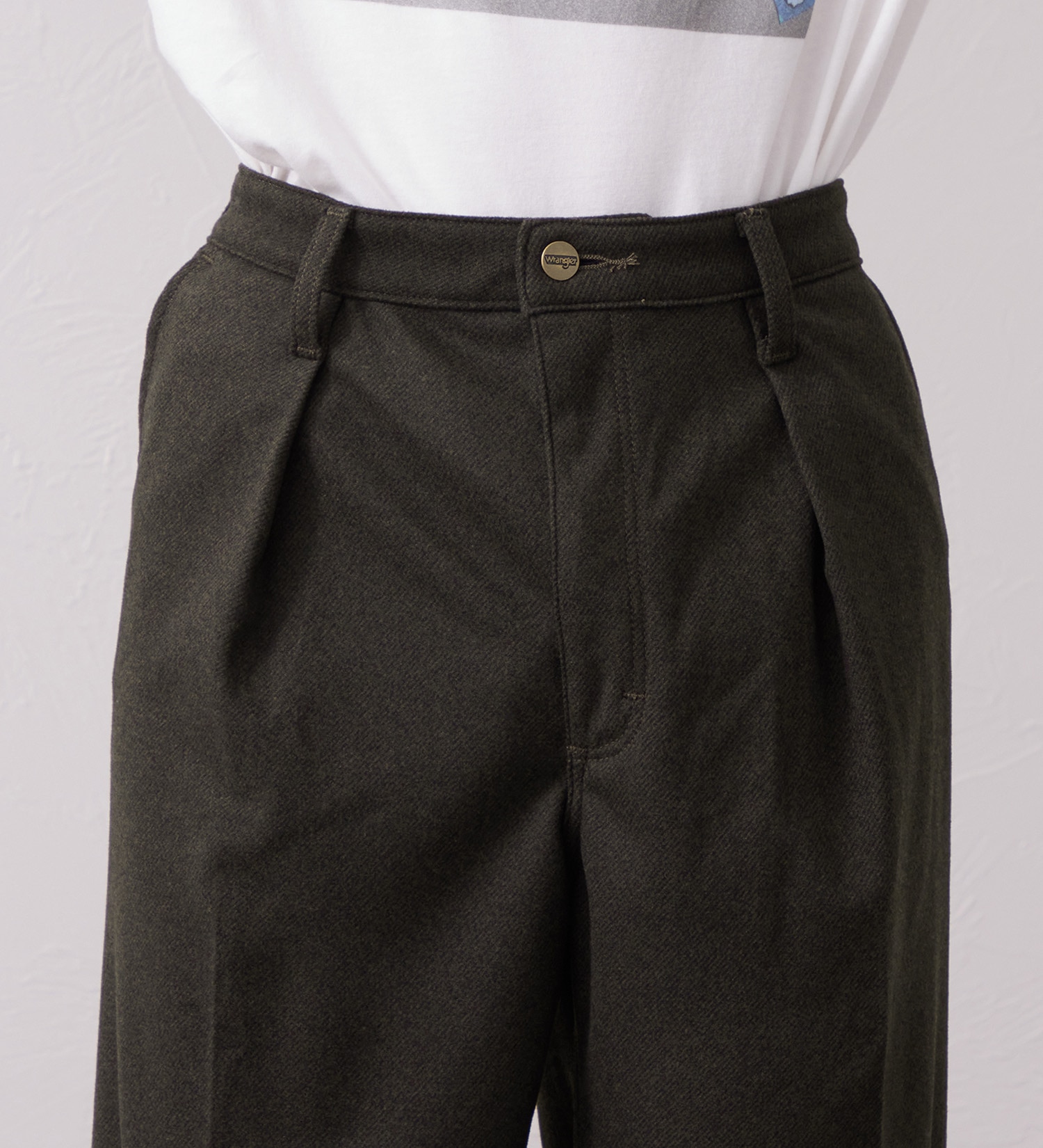 Wrangler(ラングラー)のWRANCHER WIDE/ランチャーフレアーワイド フランネル【メンズ/セットアップ対応/暖】|パンツ/パンツ/メンズ|ブラウン