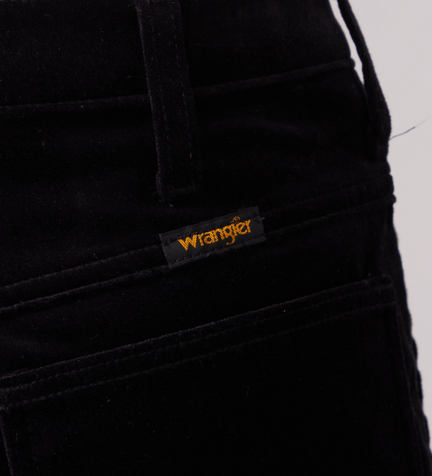 Wrangler(ラングラー)のWRANCHER WIDE/ランチャーフレアーワイド ベロア【レディース/暖】|パンツ/パンツ/レディース|ブラック