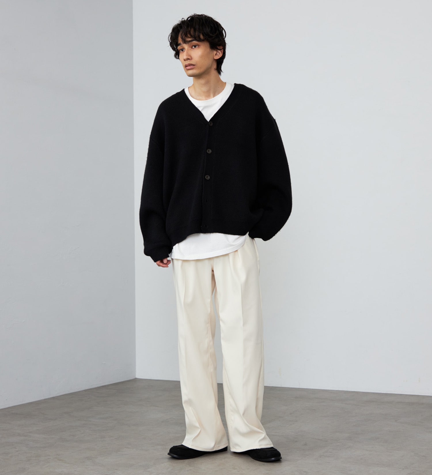 Wrangler(ラングラー)の【MENS】WRANCHER WIDE/ランチャーフレアーワイド|パンツ/パンツ/メンズ|アイボリー