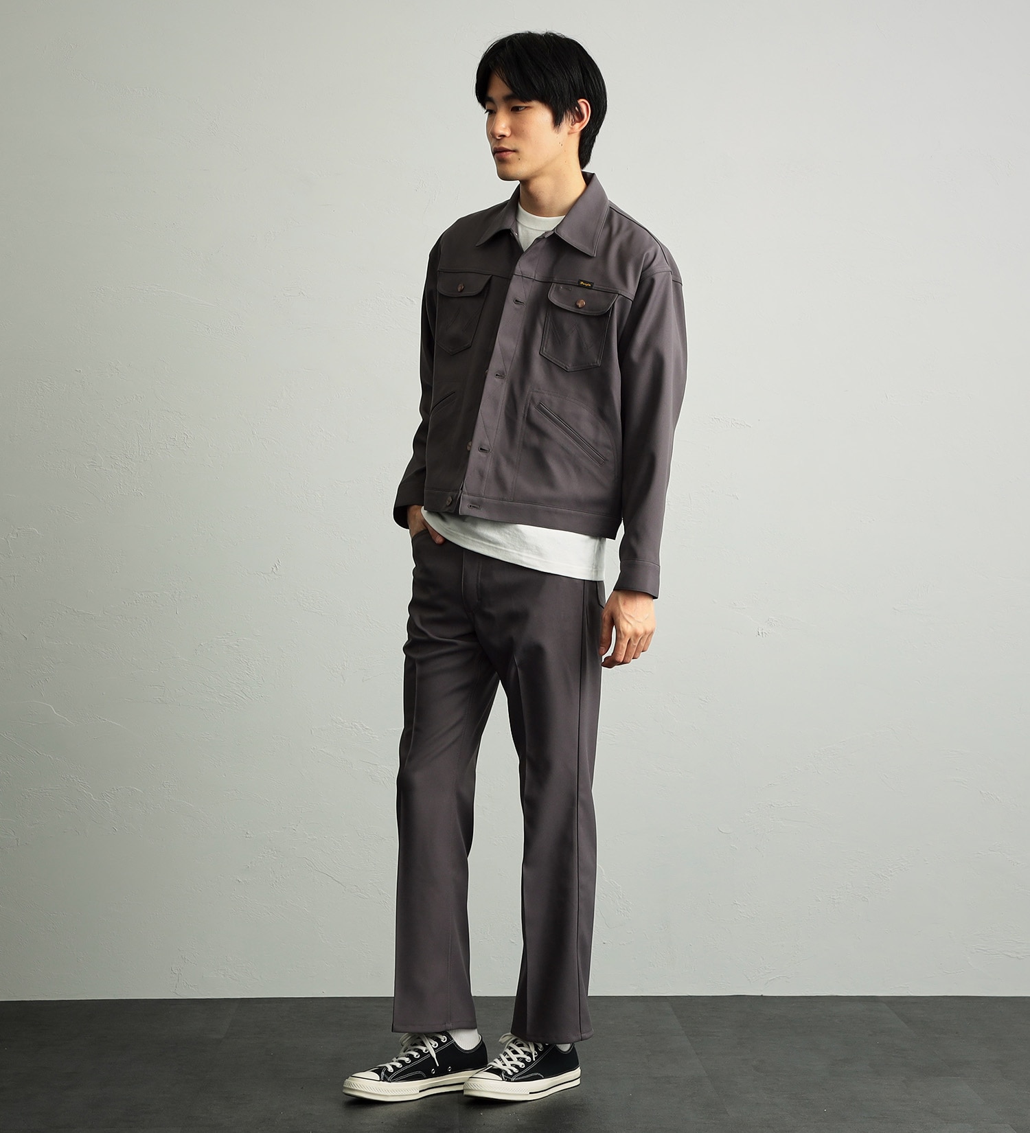 Wrangler(ラングラー)の【試着対象】124MJ　WRANGLER WRANCHER/ランチャー　ビッグシルエットジャケット セットアップ可|ジャケット/アウター/その他アウター/メンズ|グレー