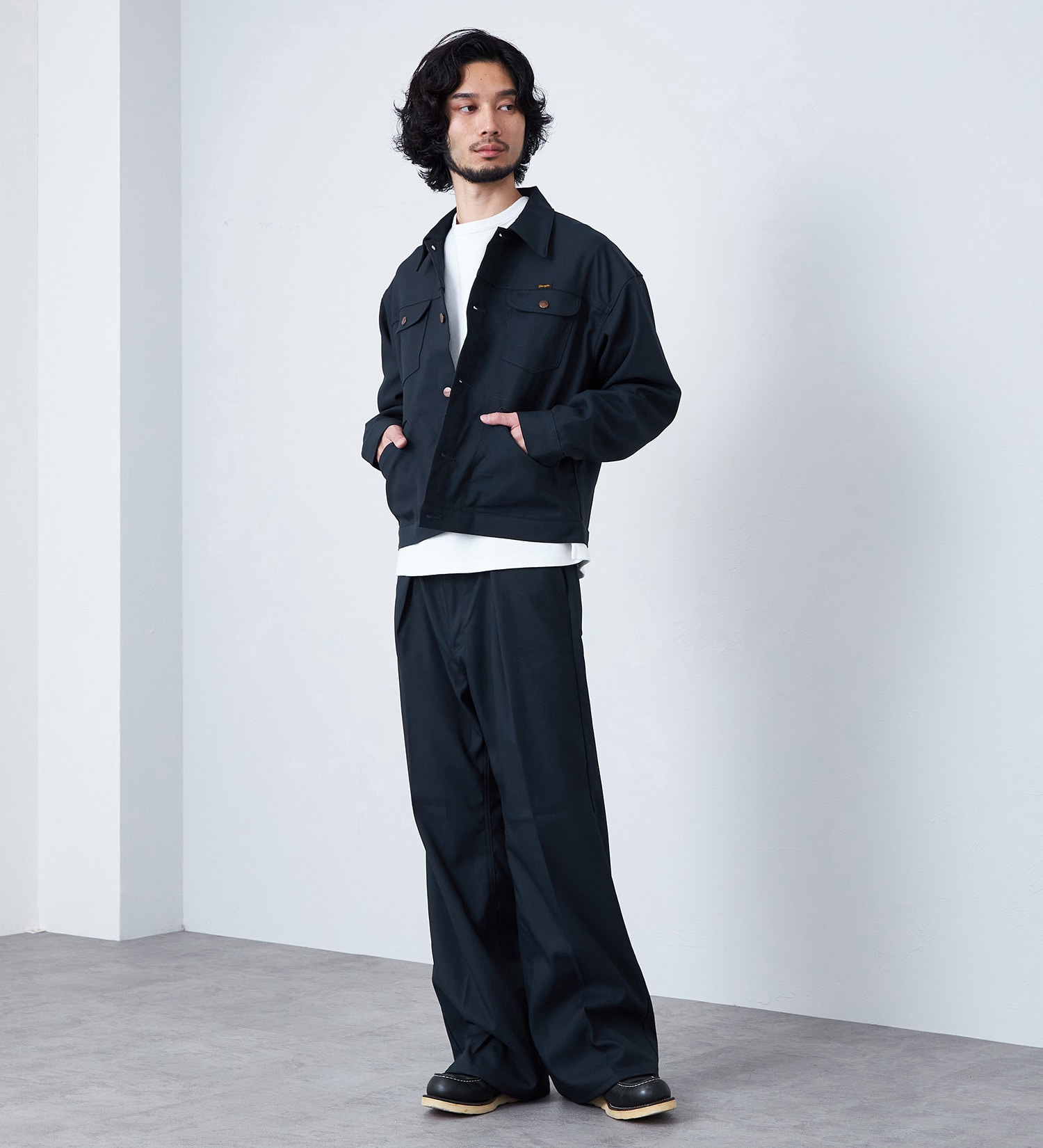 Wrangler(ラングラー)の【試着対象】124MJ　WRANGLER WRANCHER/ランチャー　ビッグシルエットジャケット セットアップ可|ジャケット/アウター/その他アウター/メンズ|ネイビー