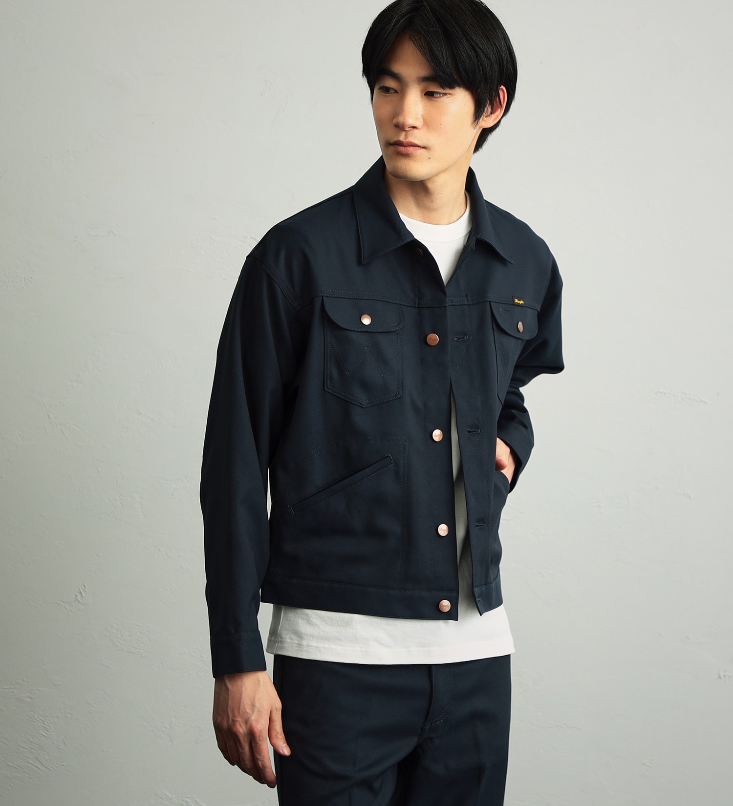 Wrangler(ラングラー)の【試着対象】124MJ　WRANGLER WRANCHER/ランチャー　ビッグシルエットジャケット セットアップ可|ジャケット/アウター/その他アウター/メンズ|ネイビー