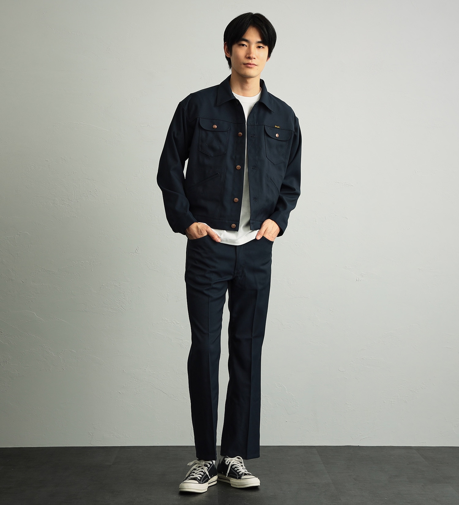 Wrangler(ラングラー)の【試着対象】124MJ　WRANGLER WRANCHER/ランチャー　ビッグシルエットジャケット セットアップ可|ジャケット/アウター/その他アウター/メンズ|ネイビー