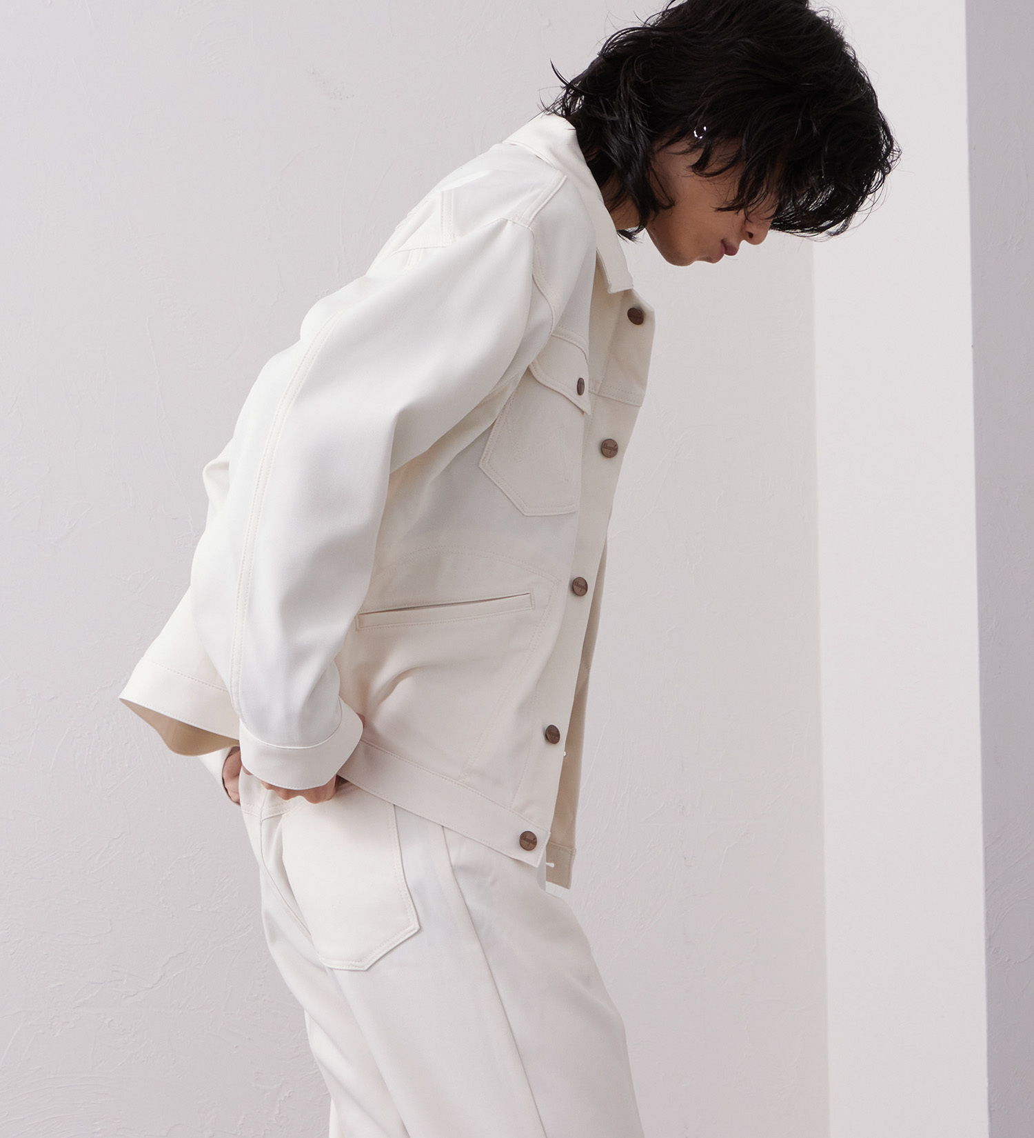 Wrangler(ラングラー)の124MJ WRANGLER WRANCHER/ランチャージャケット【セットアップ対応】|ジャケット/アウター/その他アウター/メンズ|アイボリー