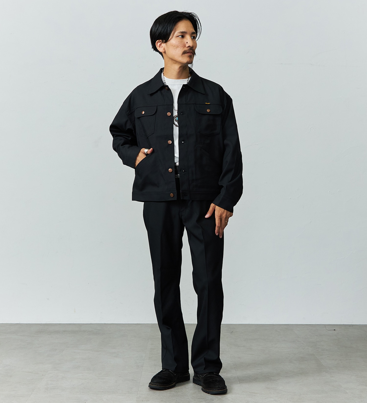 Wrangler(ラングラー)の【試着対象】124MJ　WRANGLER WRANCHER/ランチャー　ビッグシルエットジャケット セットアップ可|ジャケット/アウター/その他アウター/メンズ|ブラック
