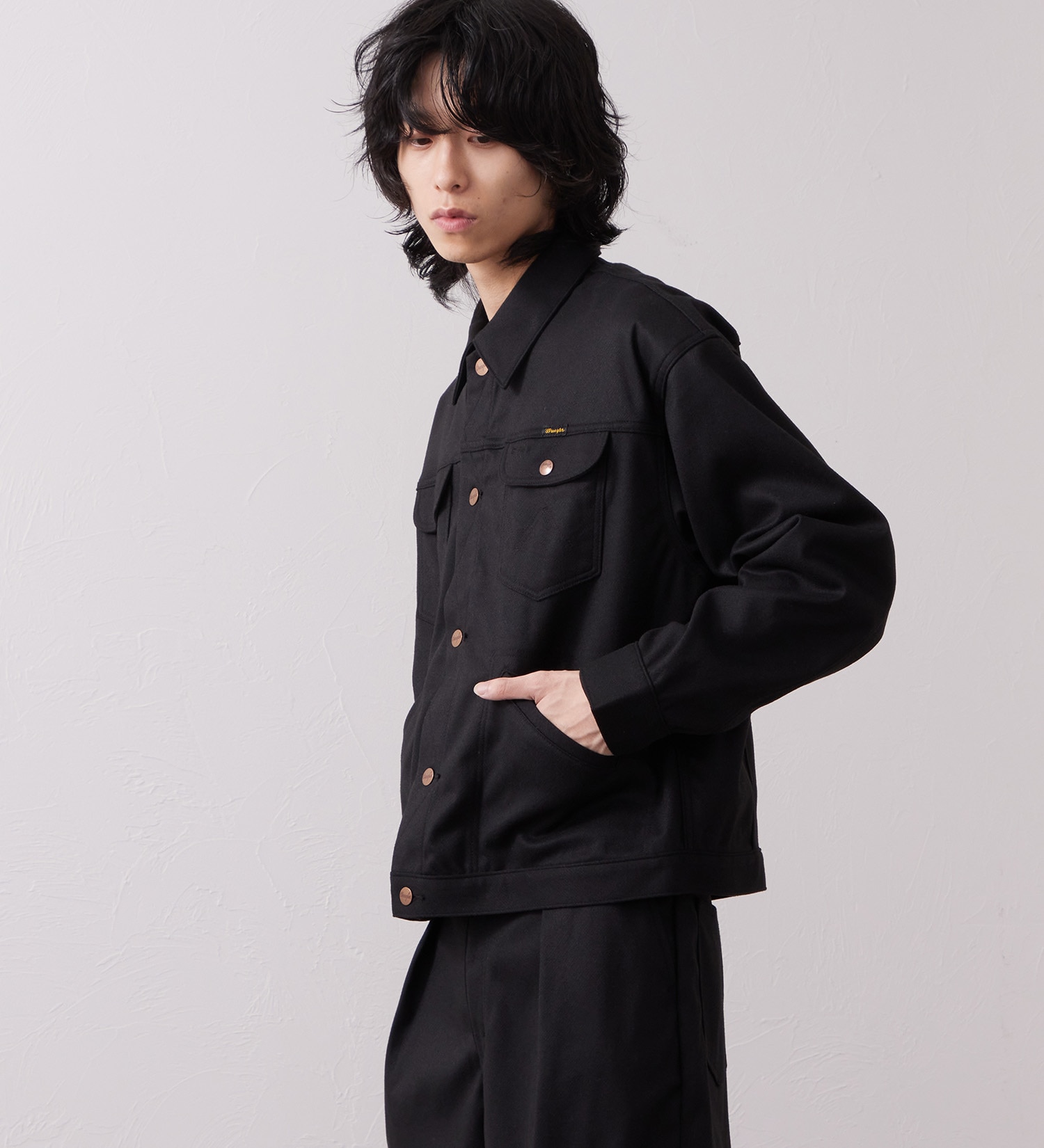 Wrangler(ラングラー)の124MJ WRANGLER WRANCHER/ランチャージャケット フランネル【セットアップ対応/暖】|ジャケット/アウター/その他アウター/メンズ|ブラック