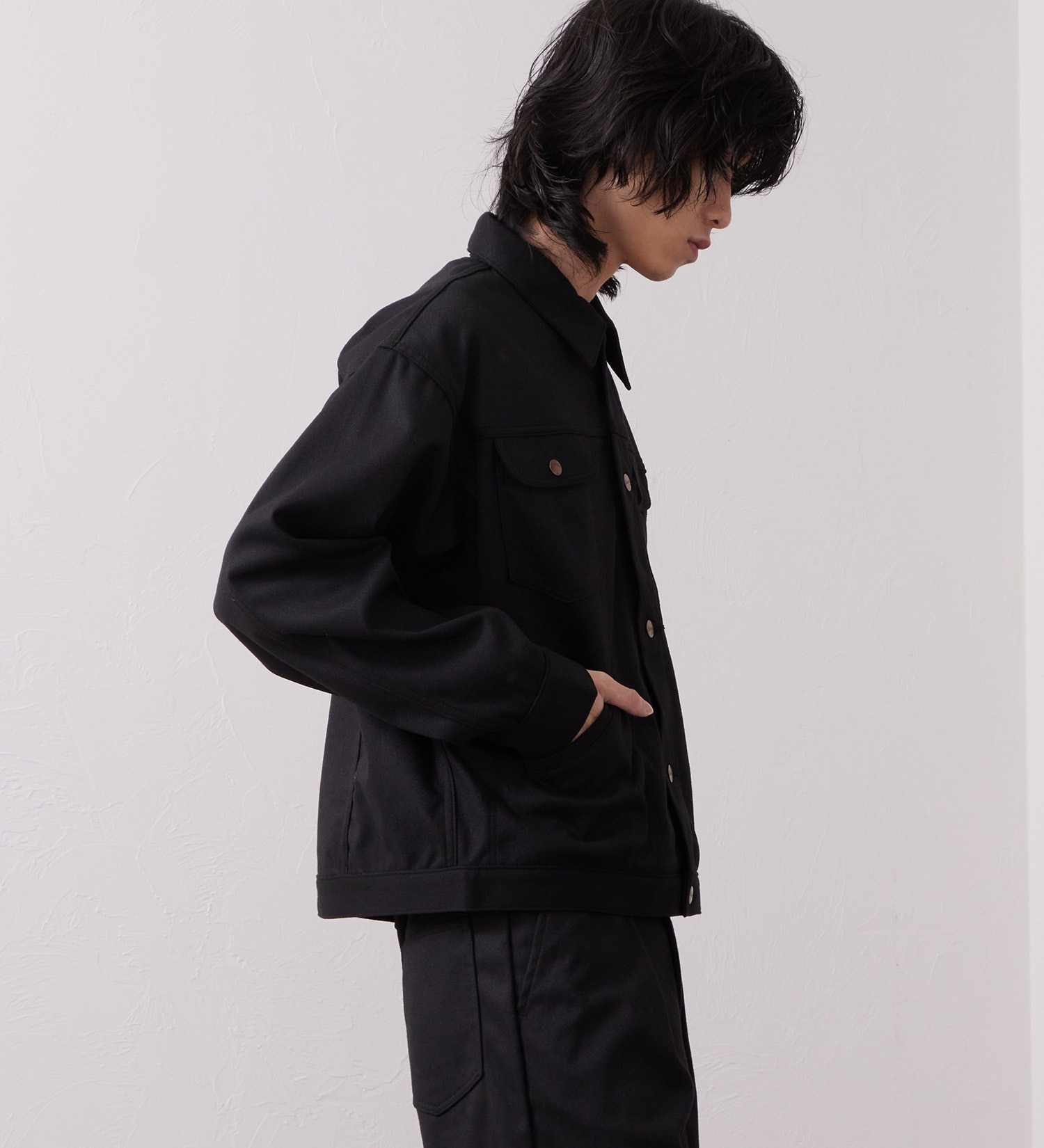 Wrangler(ラングラー)の124MJ WRANGLER WRANCHER/ランチャージャケット フランネル【セットアップ対応/暖】|ジャケット/アウター/その他アウター/メンズ|ブラック