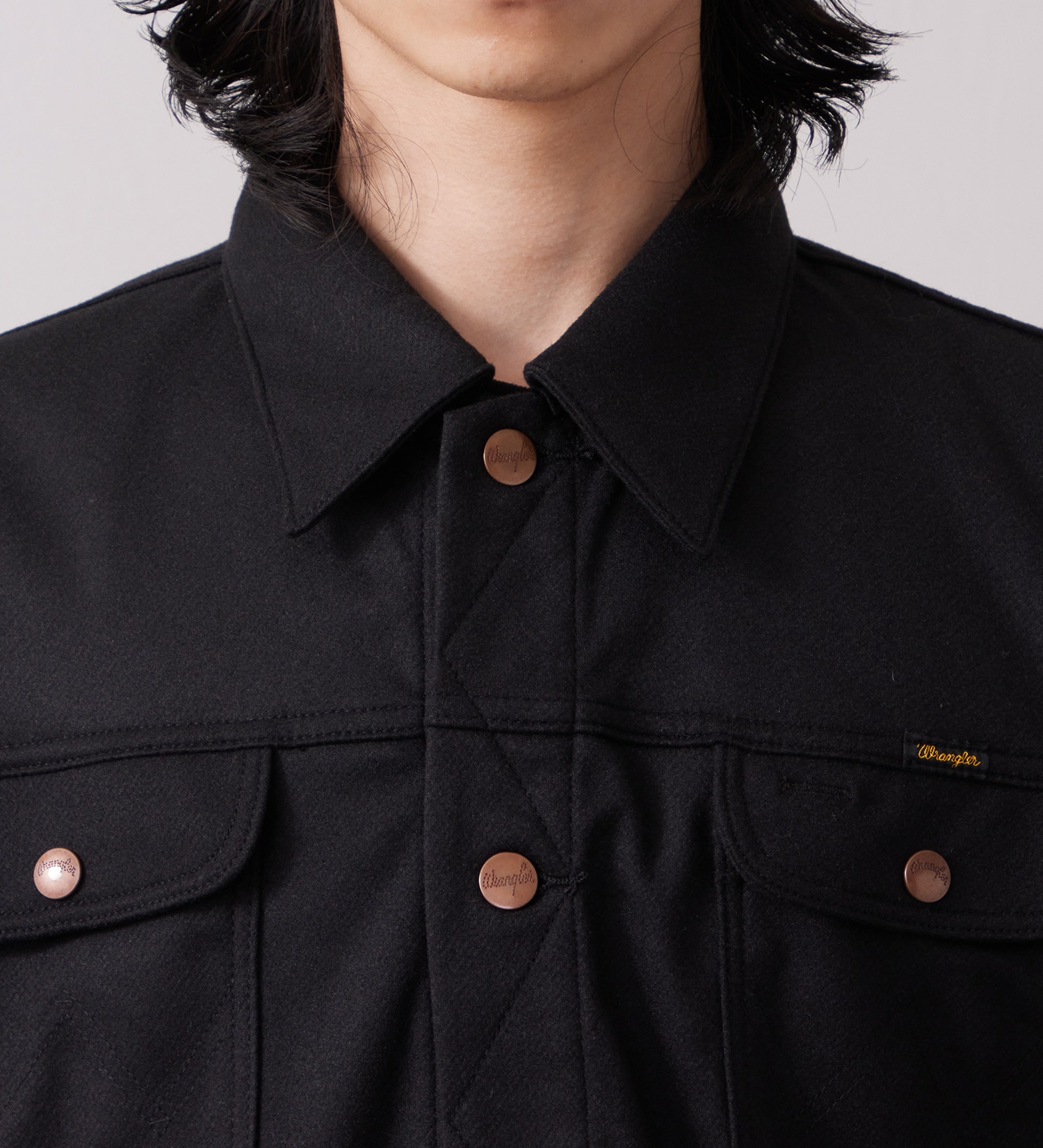 Wrangler(ラングラー)の124MJ WRANGLER WRANCHER/ランチャージャケット フランネル【セットアップ対応/暖】|ジャケット/アウター/その他アウター/メンズ|ブラック