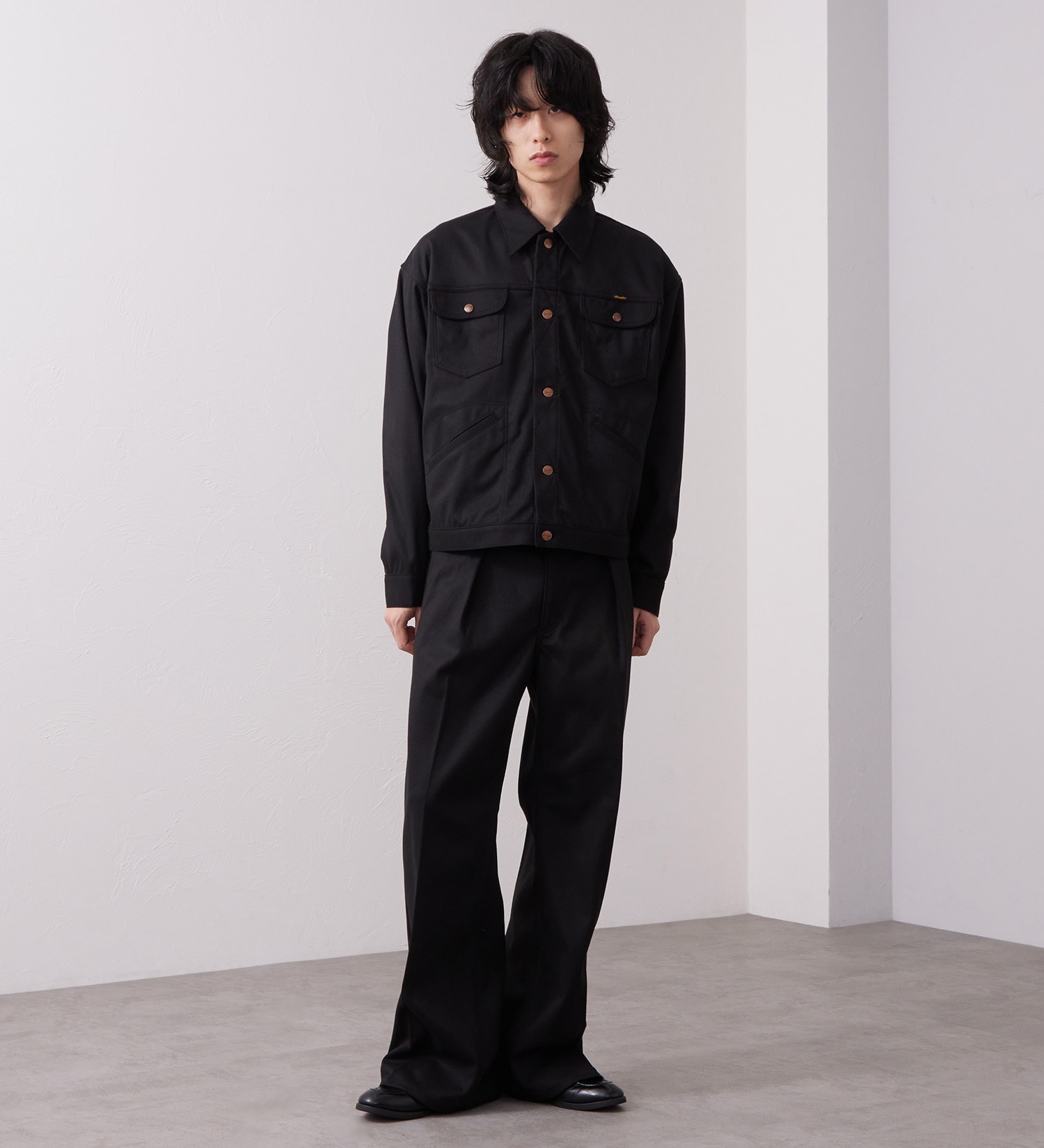 Wrangler(ラングラー)の124MJ WRANGLER WRANCHER/ランチャージャケット フランネル【セットアップ対応/暖】|ジャケット/アウター/その他アウター/メンズ|ブラック