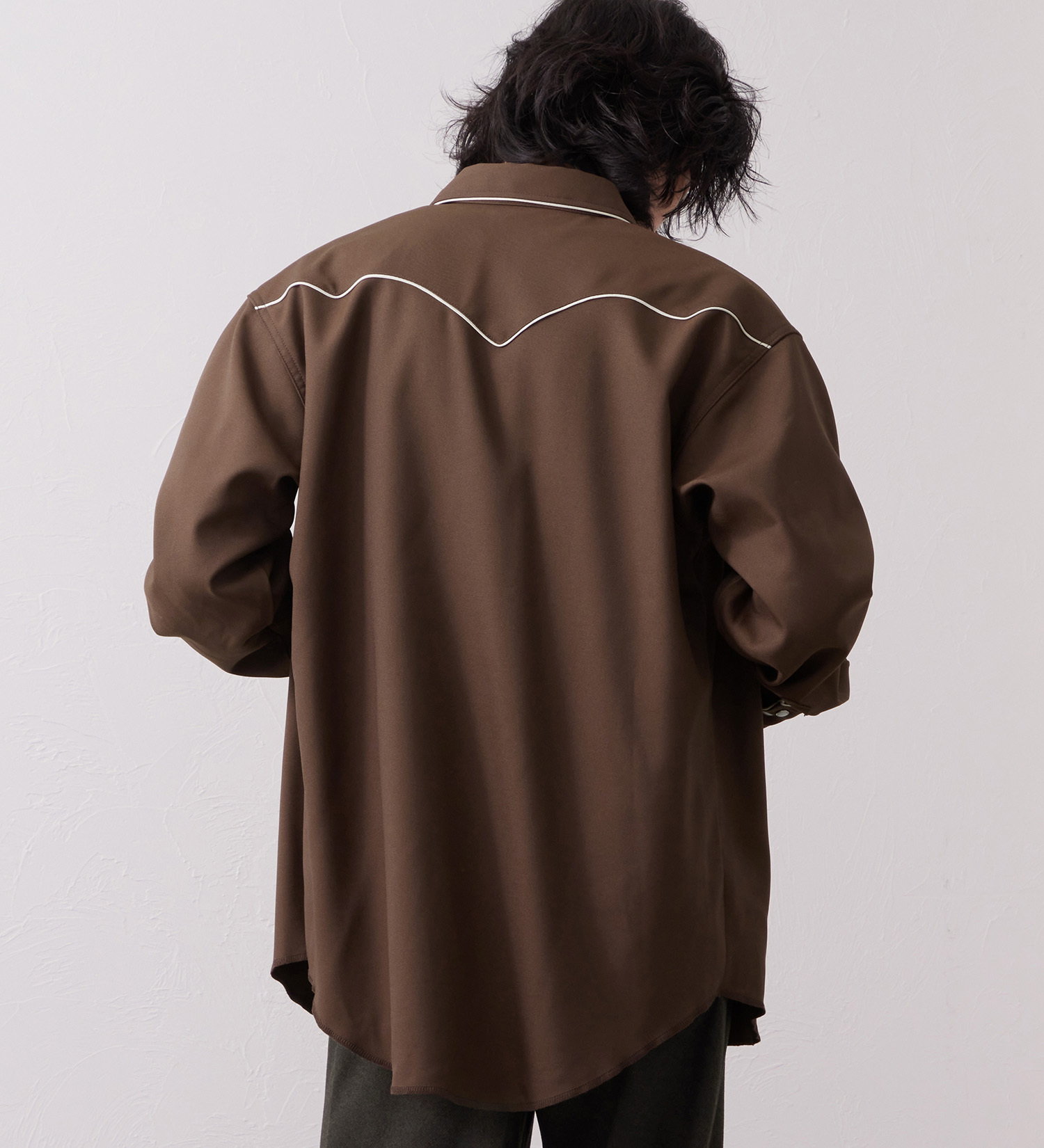 Wrangler(ラングラー)の127MW WRANGLER WRANCHER/ランチャーウエスタンシャツ【セットアップ対応】|トップス/シャツ/ブラウス/メンズ|ブラウン