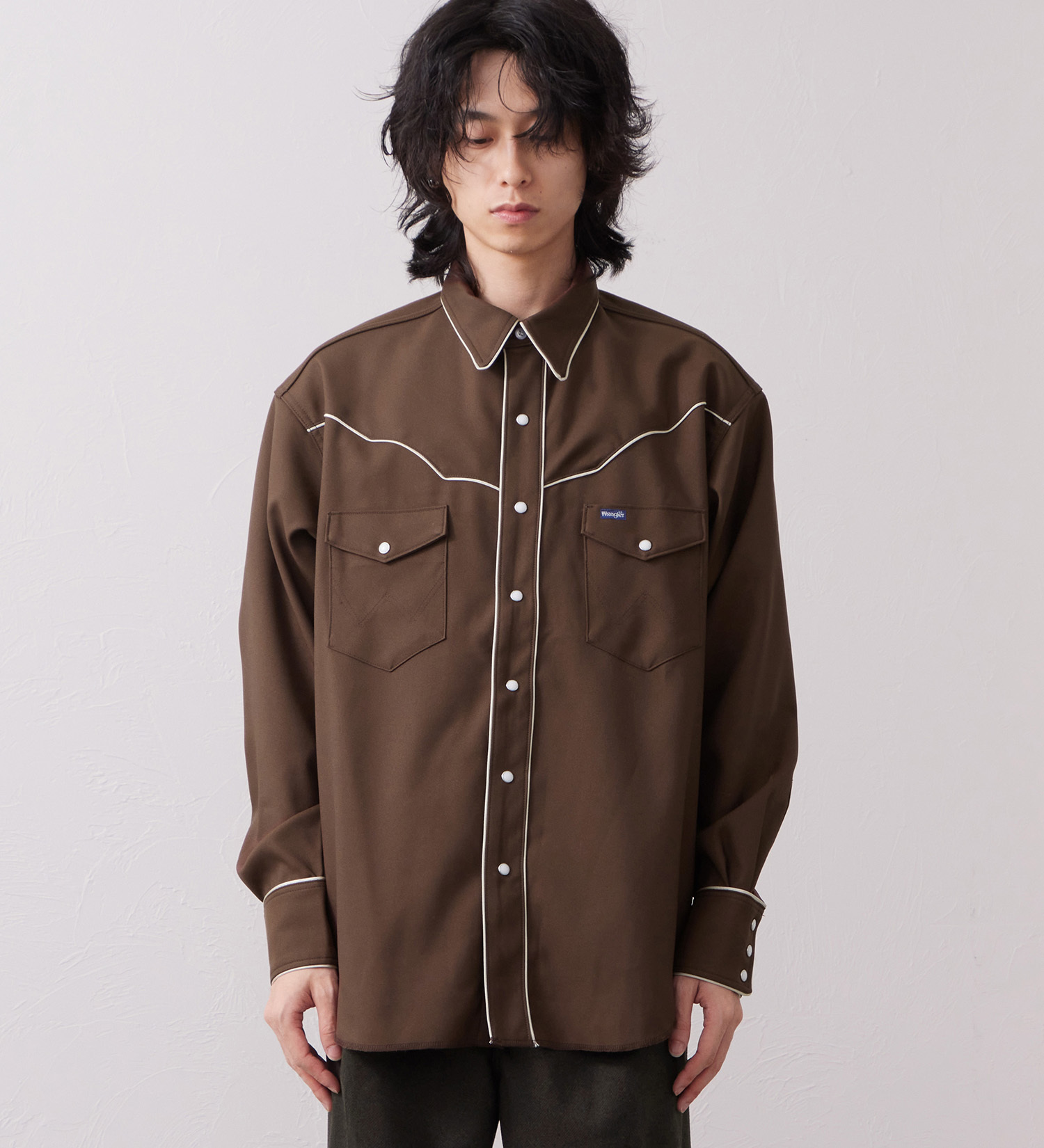Wrangler(ラングラー)の127MW WRANGLER WRANCHER/ランチャーウエスタンシャツ【セットアップ対応】|トップス/シャツ/ブラウス/メンズ|ブラウン